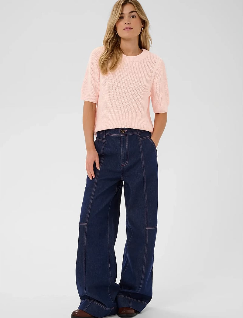 Saint Tropez - PiliaSZ SS Pullover - stickade tröjor - chalk pink - 3