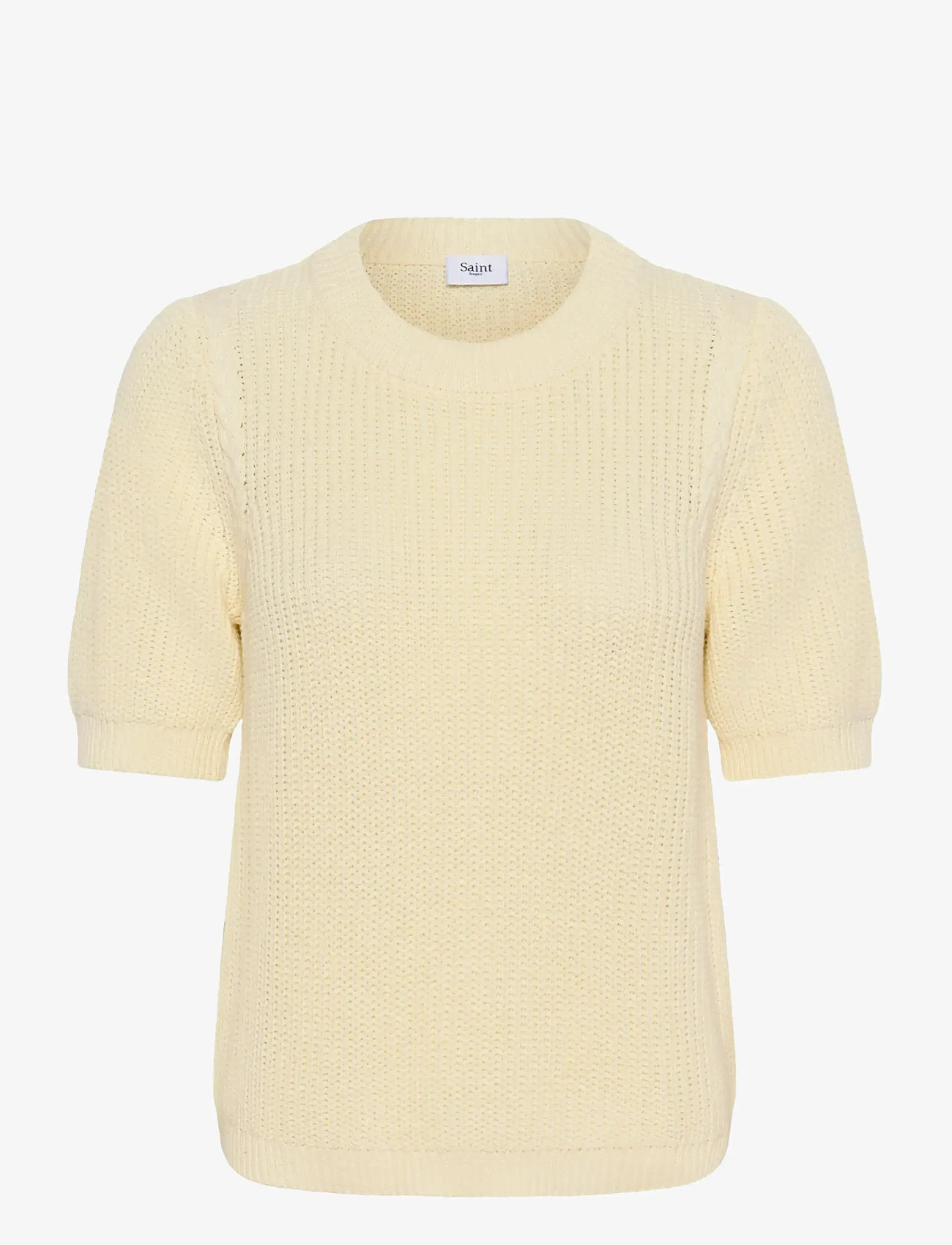 Saint Tropez - PiliaSZ SS Pullover - striktrøjer - creme - 1