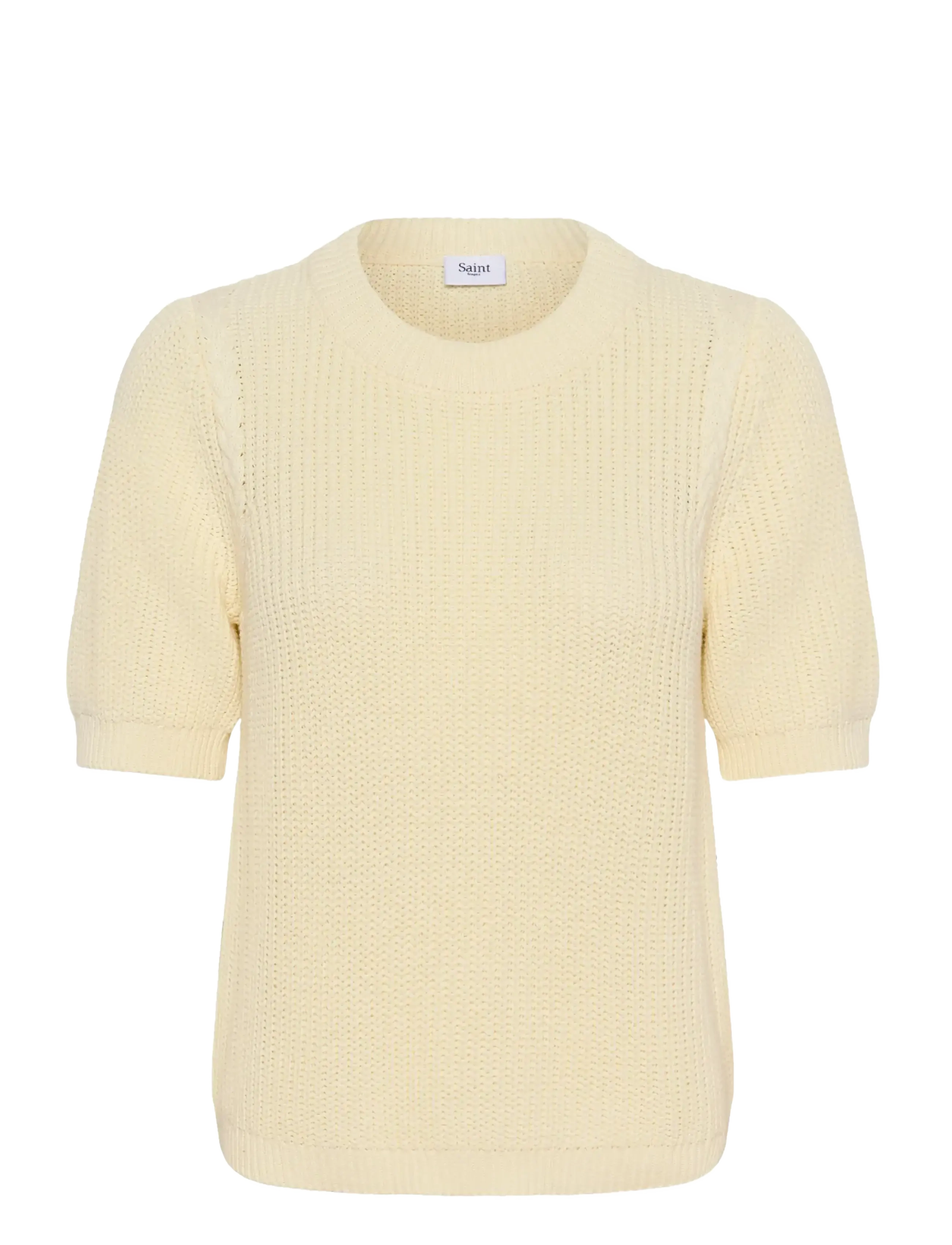 Saint Tropez - PiliaSZ SS Pullover - stickade tröjor - creme - 1