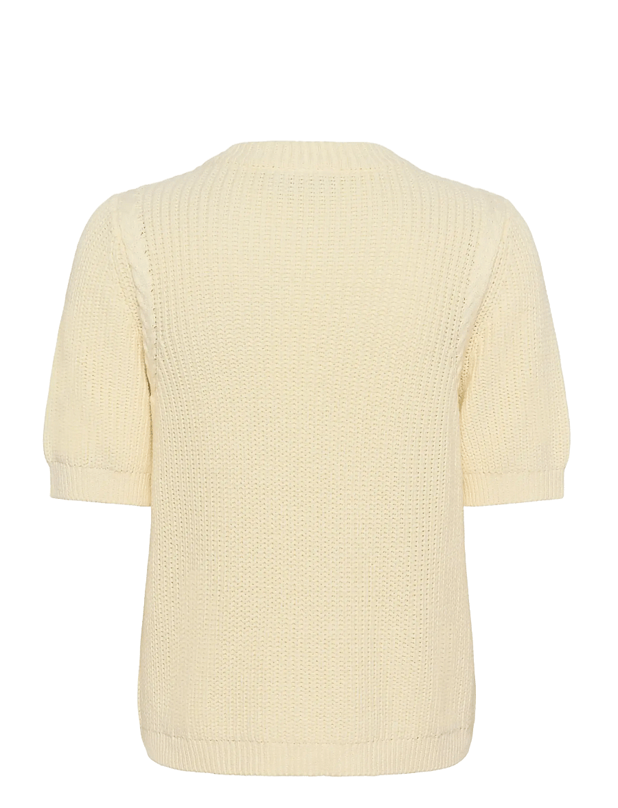 Saint Tropez - PiliaSZ SS Pullover - stickade tröjor - creme - 2