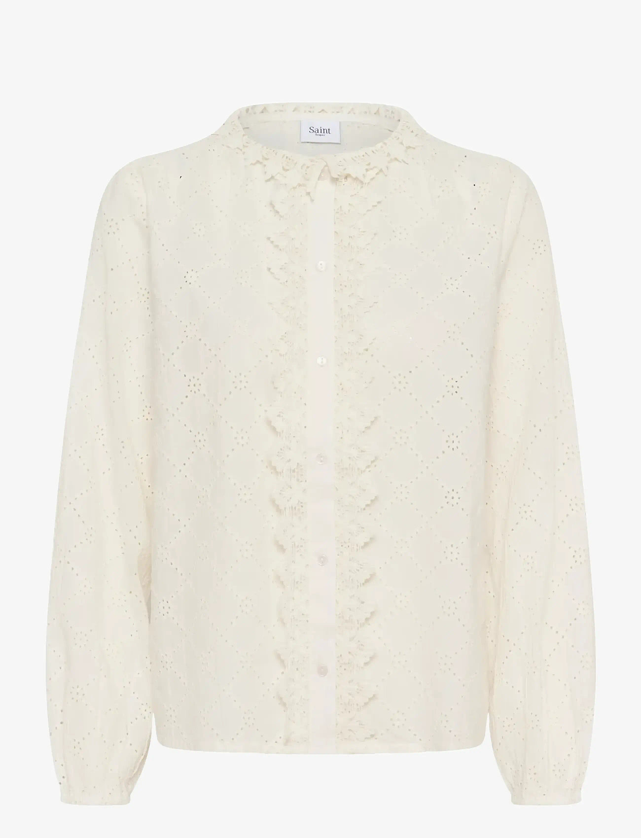 Saint Tropez - PetuniaSZ Shirt - long-sleeved shirts - ice - 1