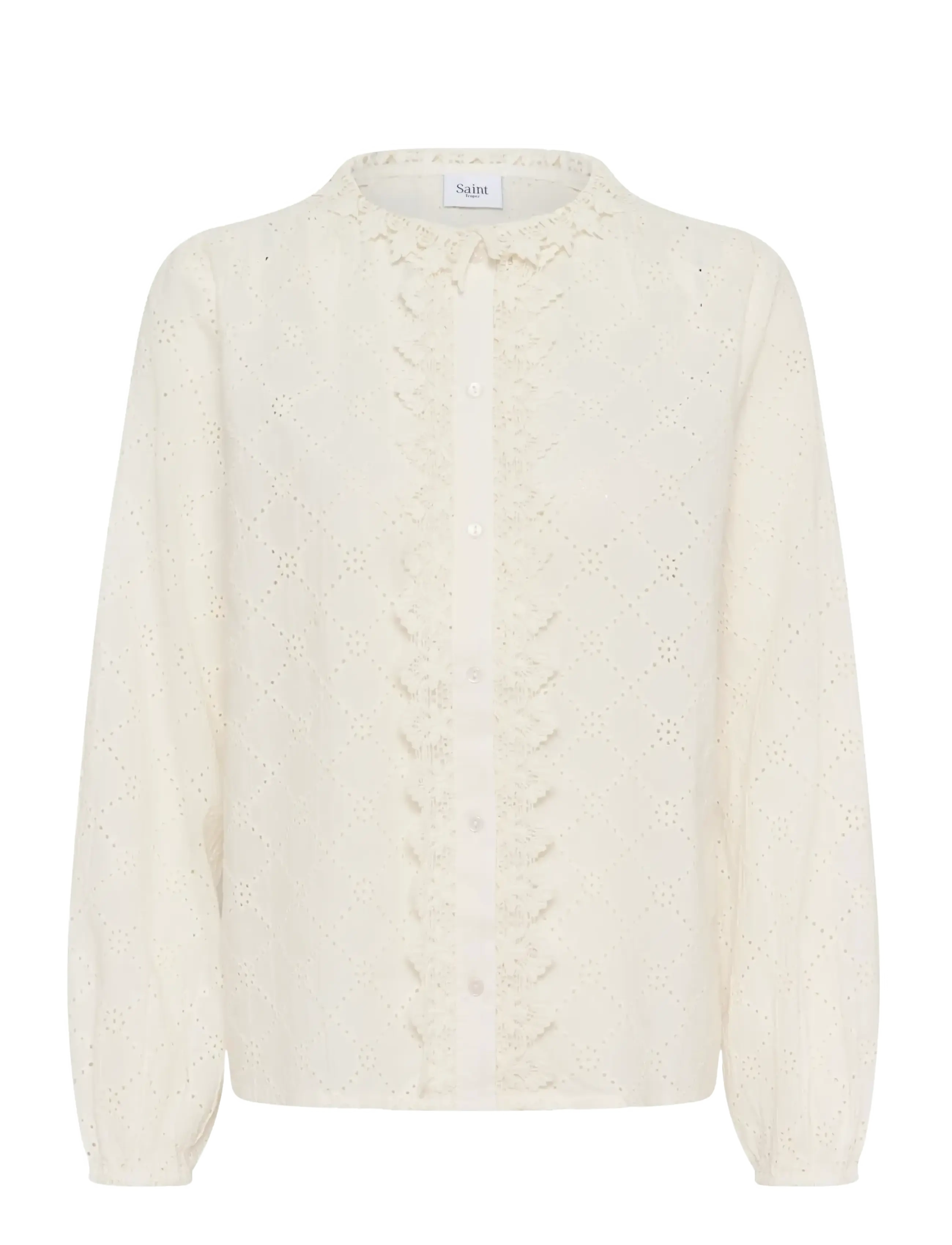Saint Tropez PetuniaSZ Shirt - Transitional Layering - ICE / cream