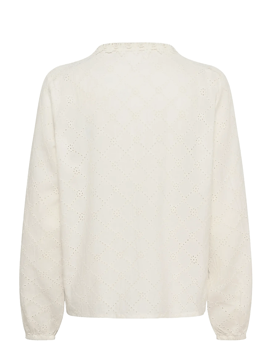 Saint Tropez - PetuniaSZ Shirt - long-sleeved shirts - ice - 2