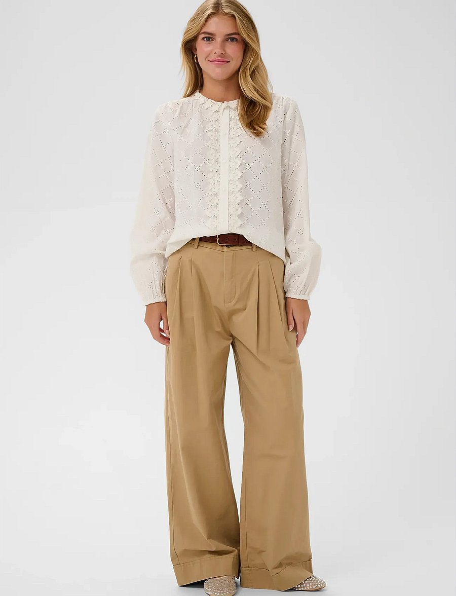 Saint Tropez - PetuniaSZ Shirt - long-sleeved shirts - ice - 3