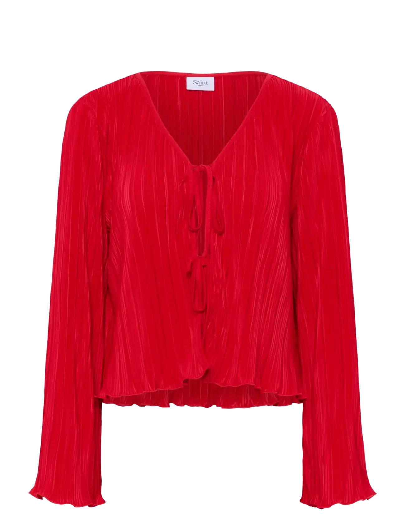 SAINT TROPEZ Zunisz Tie Cardigan Rot - XS - Damen