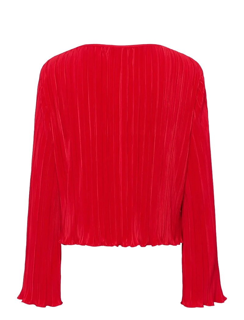 Saint Tropez - ZuniSZ Tie Cardigan - langærmede bluser - chinese red - 2