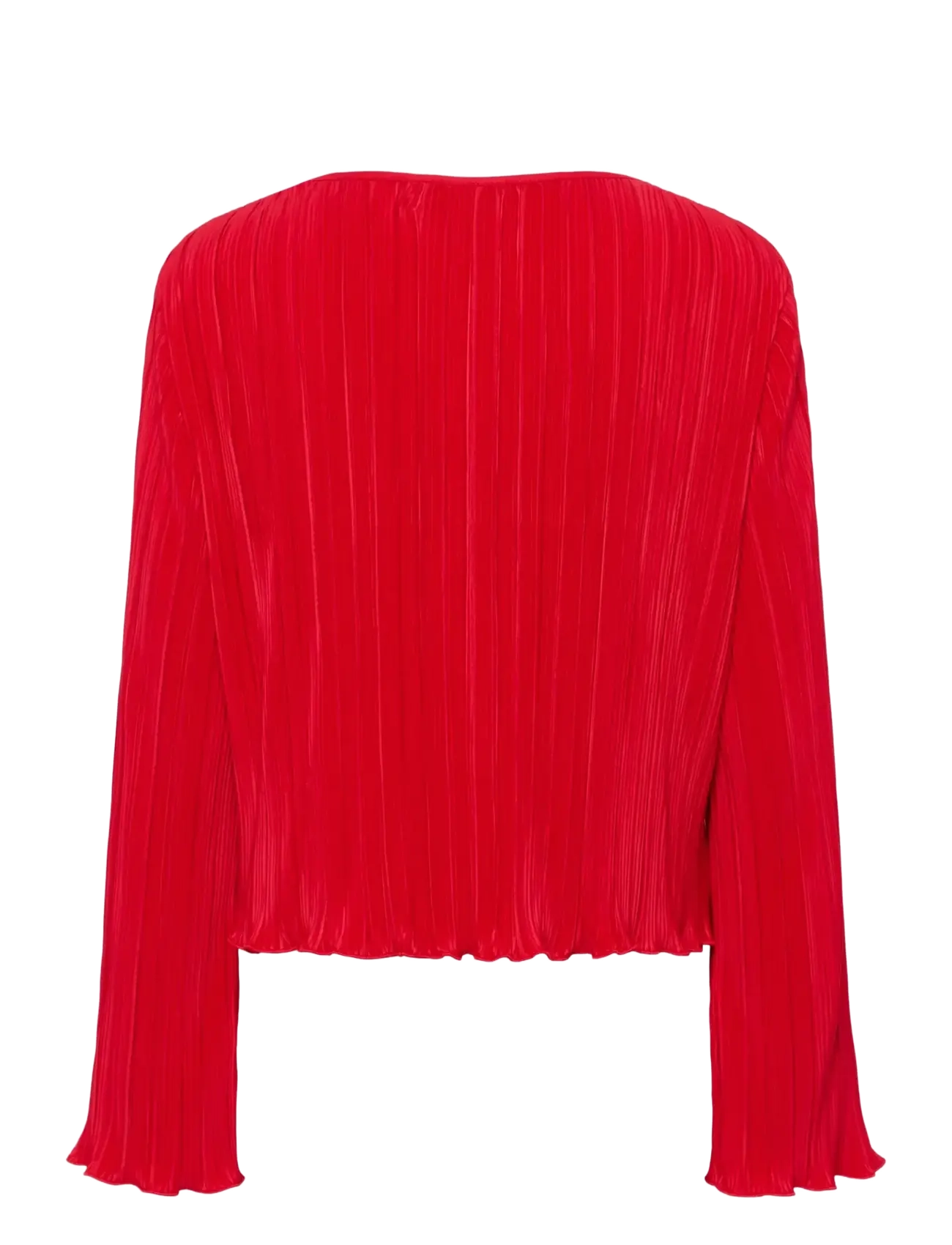 Saint Tropez - ZuniSZ Tie Cardigan - long sleeved blouses - chinese red - 2