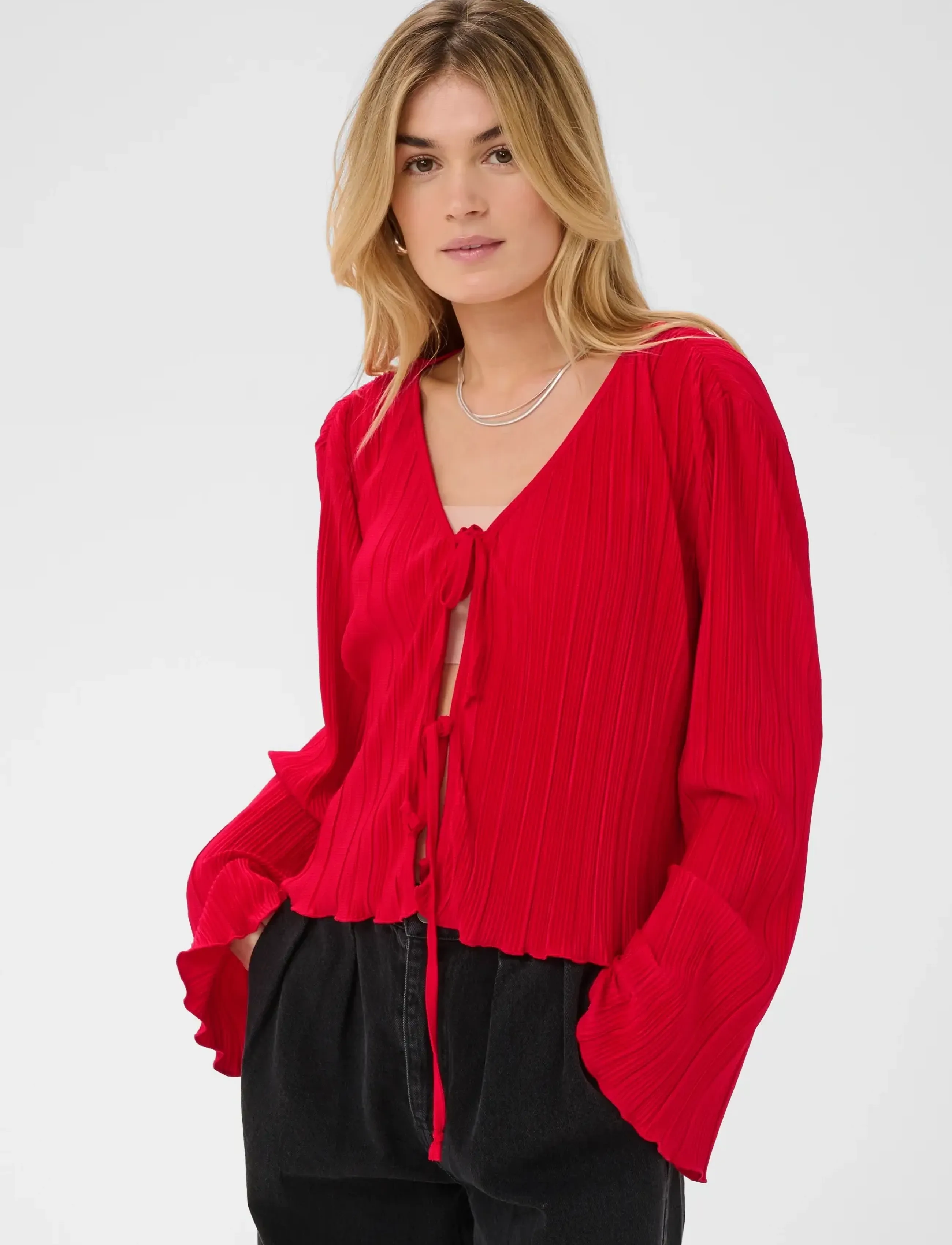 Zunisz Tie Cardigan