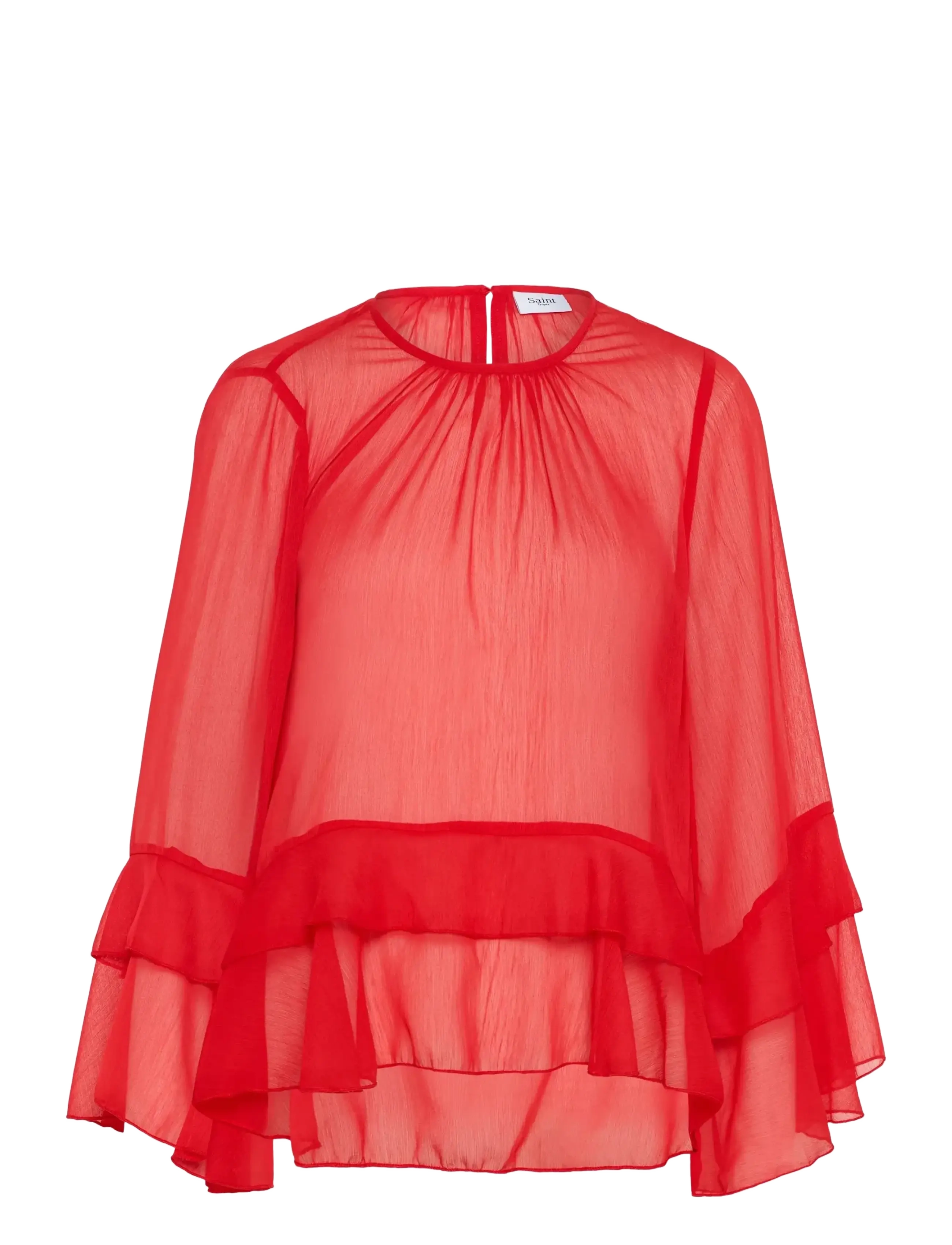 SAINT TROPEZ Mazellesz Bluse Rot - M - Damen