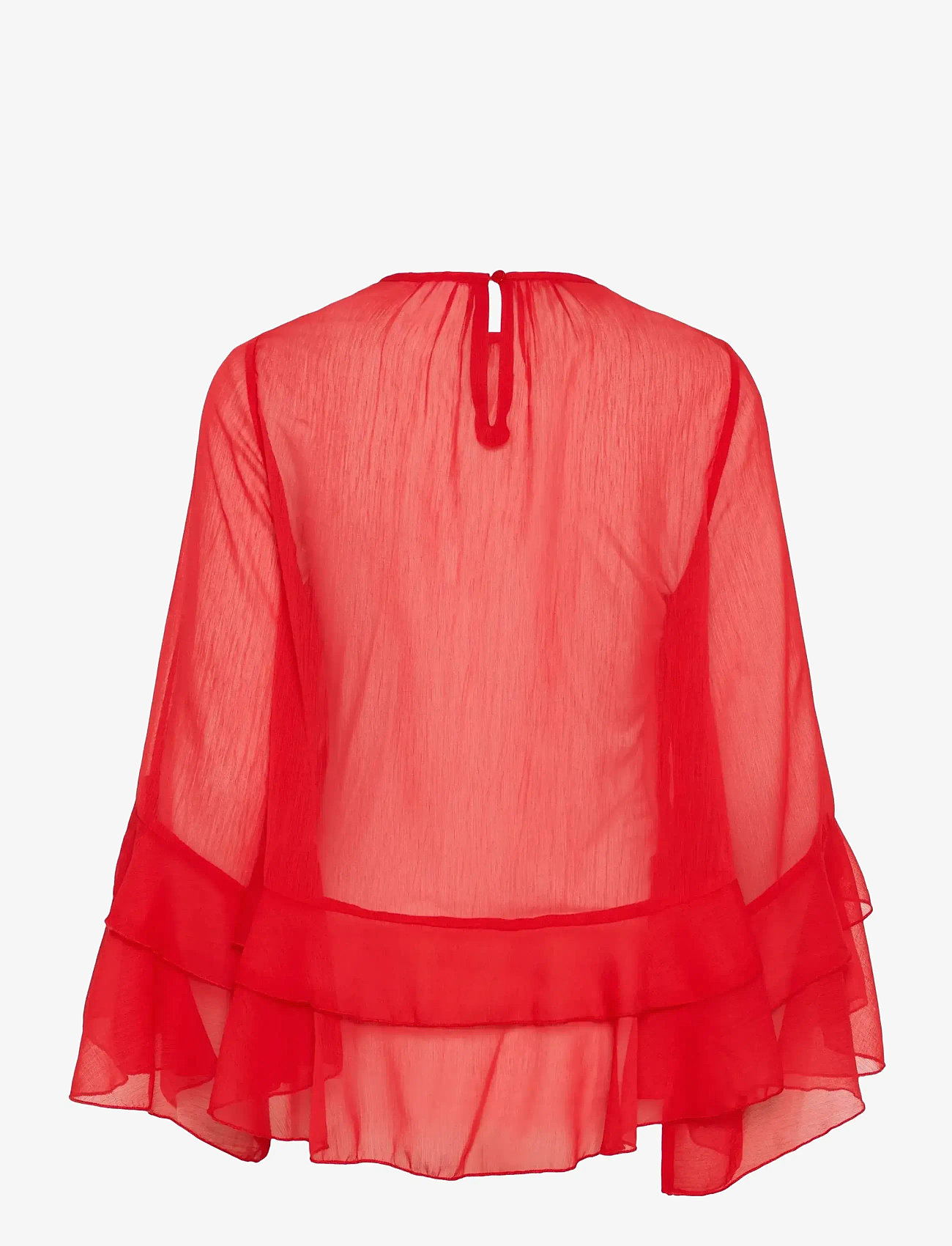 Saint Tropez - MazelleSZ Blouse - langærmede bluser - chinese red - 2