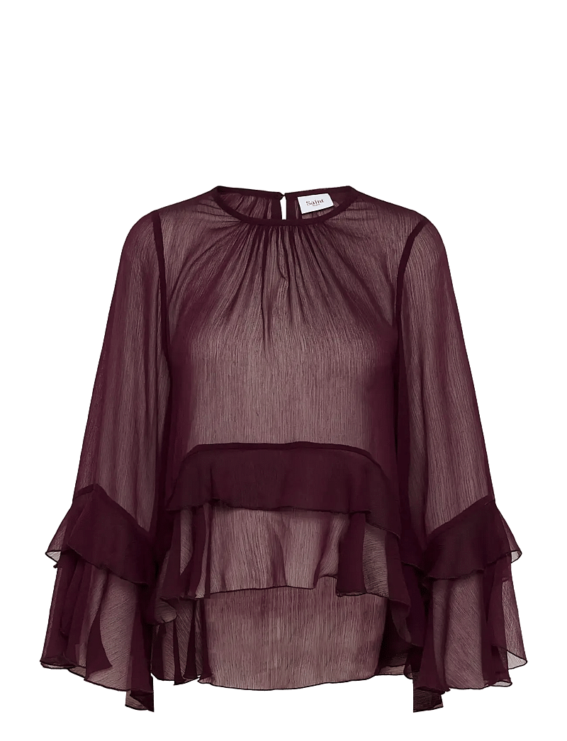 Saint Tropez - MazelleSZ Blouse - langærmede bluser - winetasting - 1
