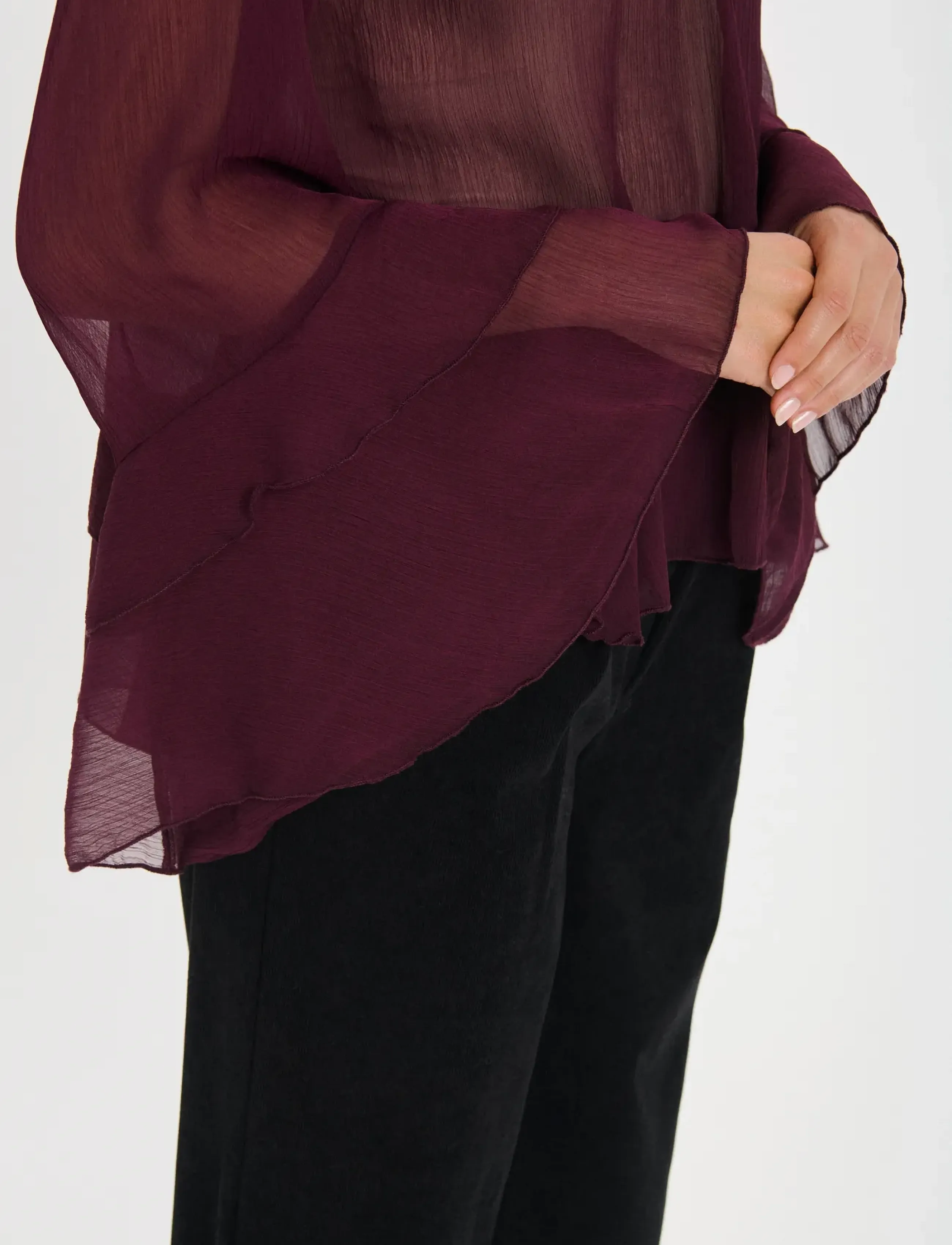 Saint Tropez - MazelleSZ Blouse - långärmade blusar - winetasting - 5