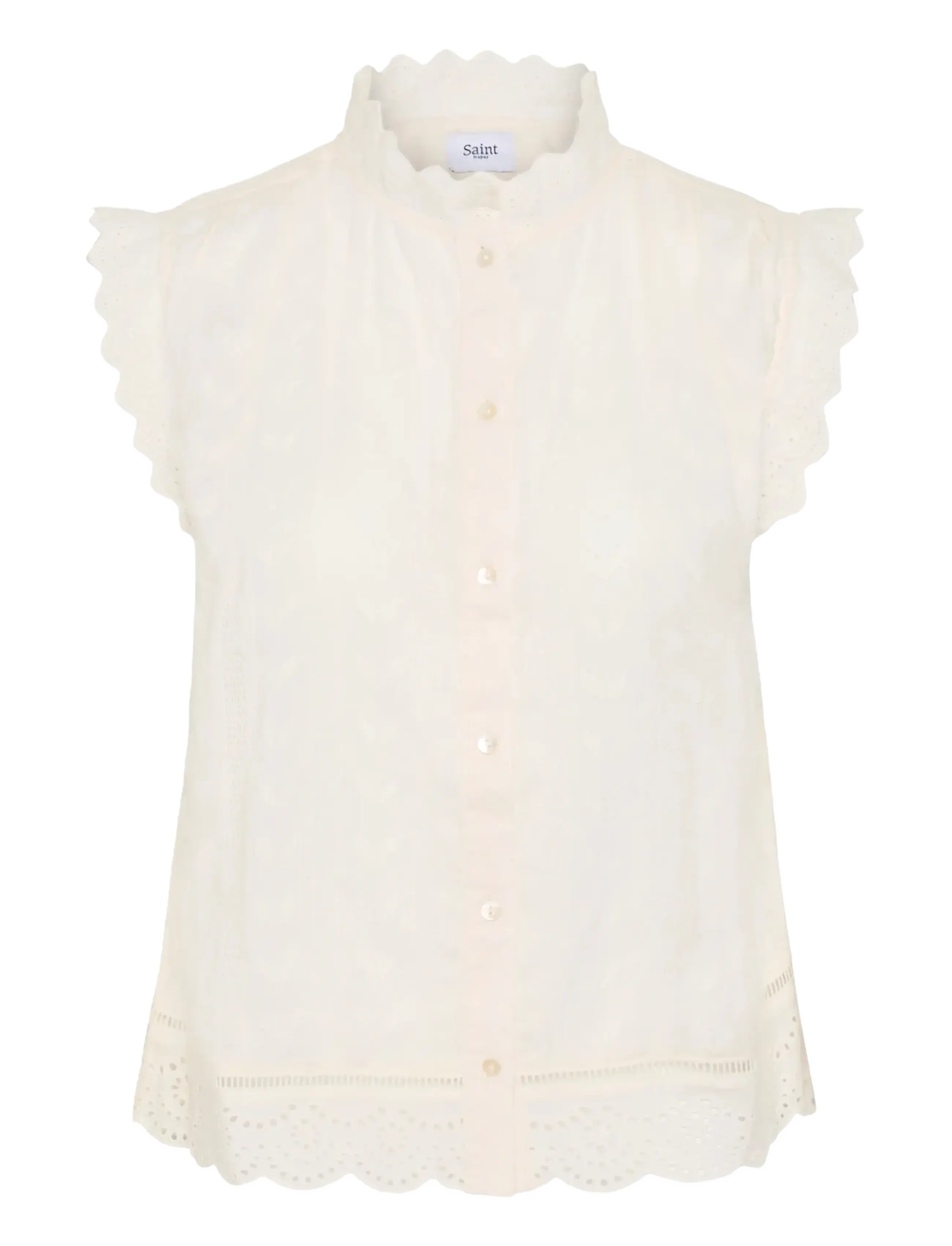 Saint Tropez RowynSZ Shirt - Tøj - ICE / cream