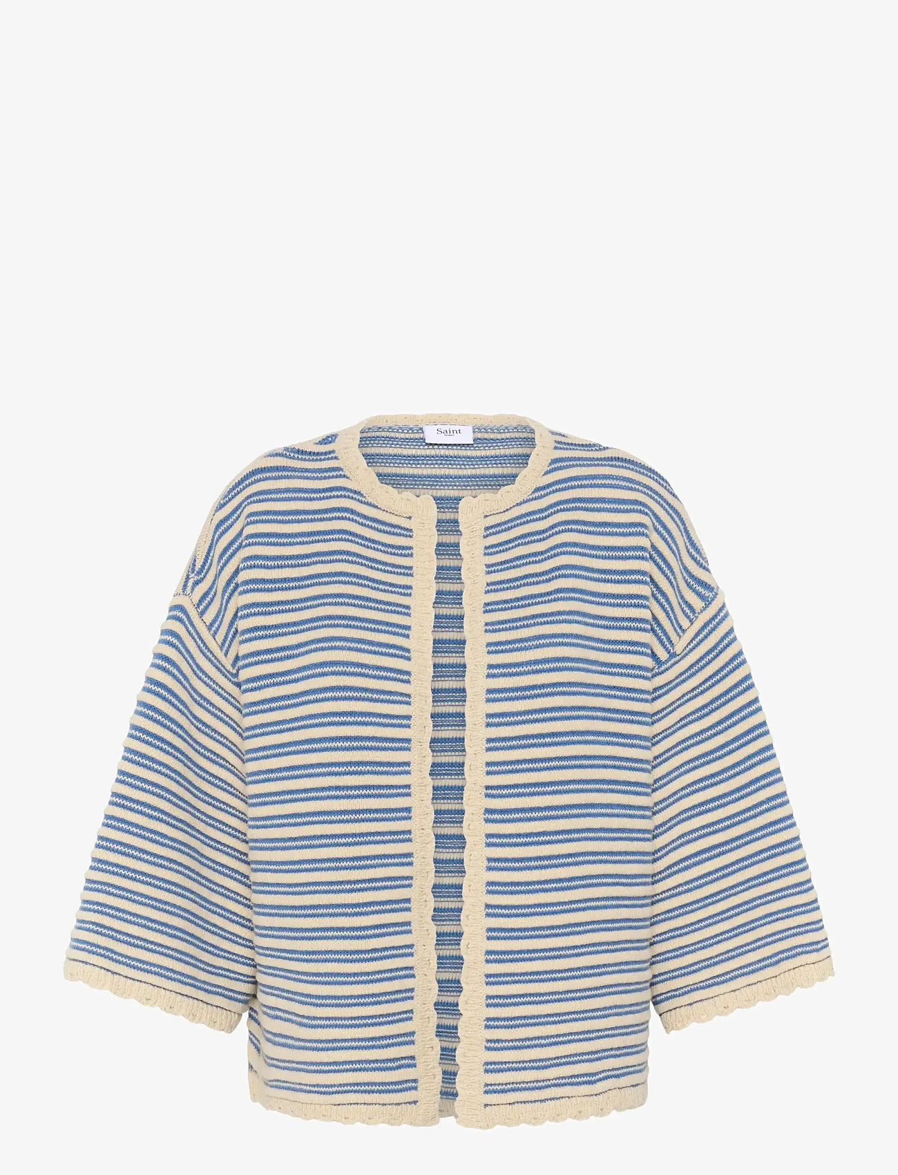 Saint Tropez - RileySZ Cardigan - cardigans - vallarta turtledove stripe - 1