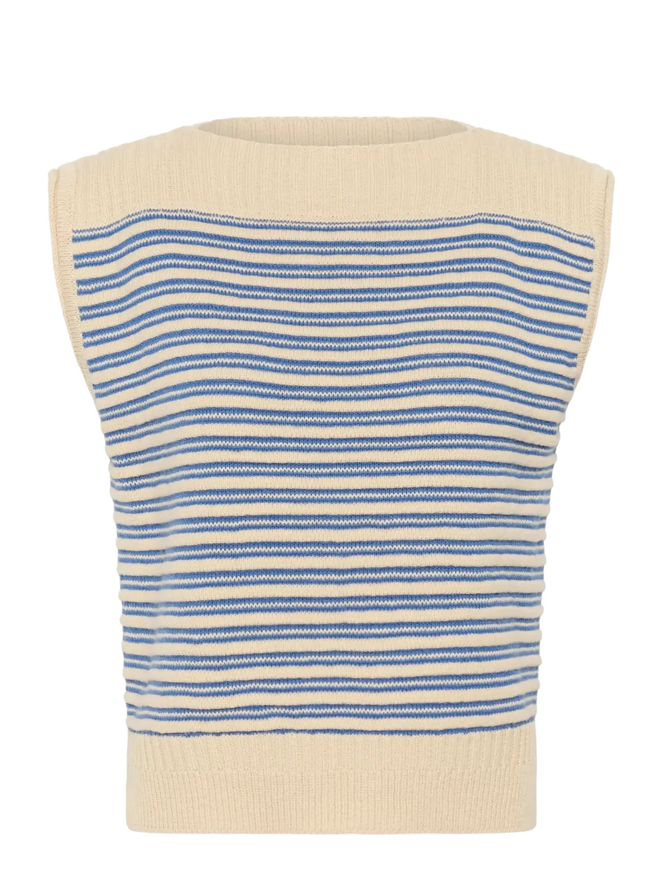 Saint Tropez RileySZ Pullover - Transitional Layering - VALLARTA TURTLEDOVE STRIPE / blue