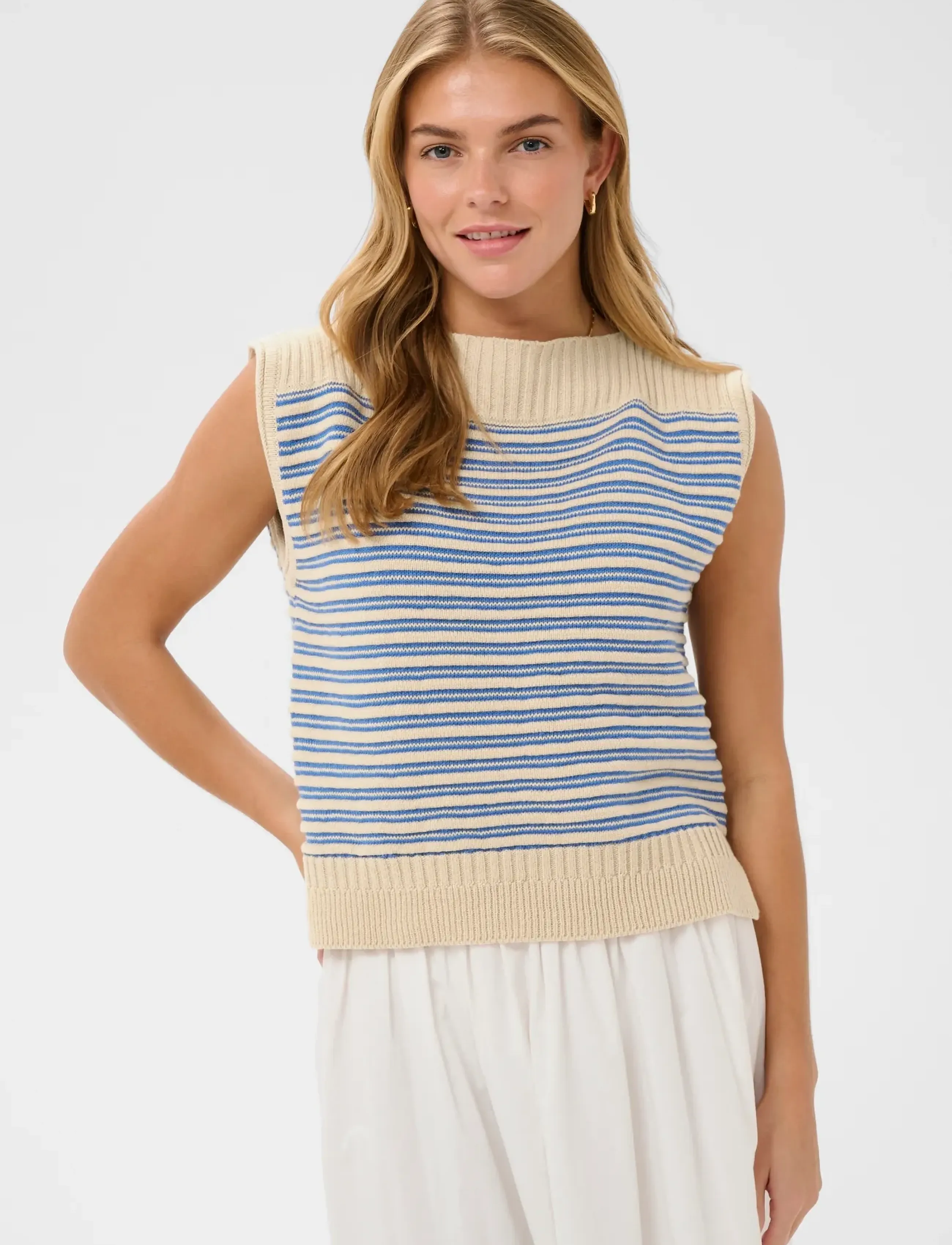 Saint Tropez RileySZ Pullover - Saint Tropez - VALLARTA TURTLEDOVE STRIPE / blue