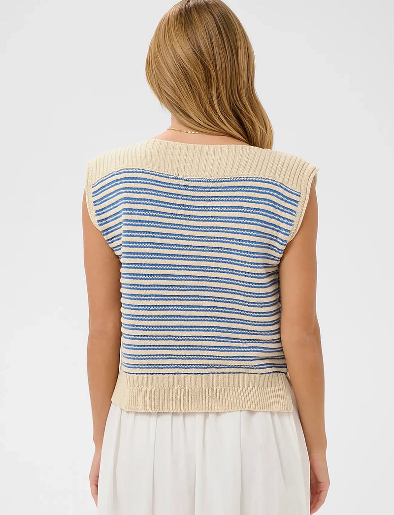 Saint Tropez - RileySZ Pullover - Ärmlösa blusar - vallarta turtledove stripe - 4