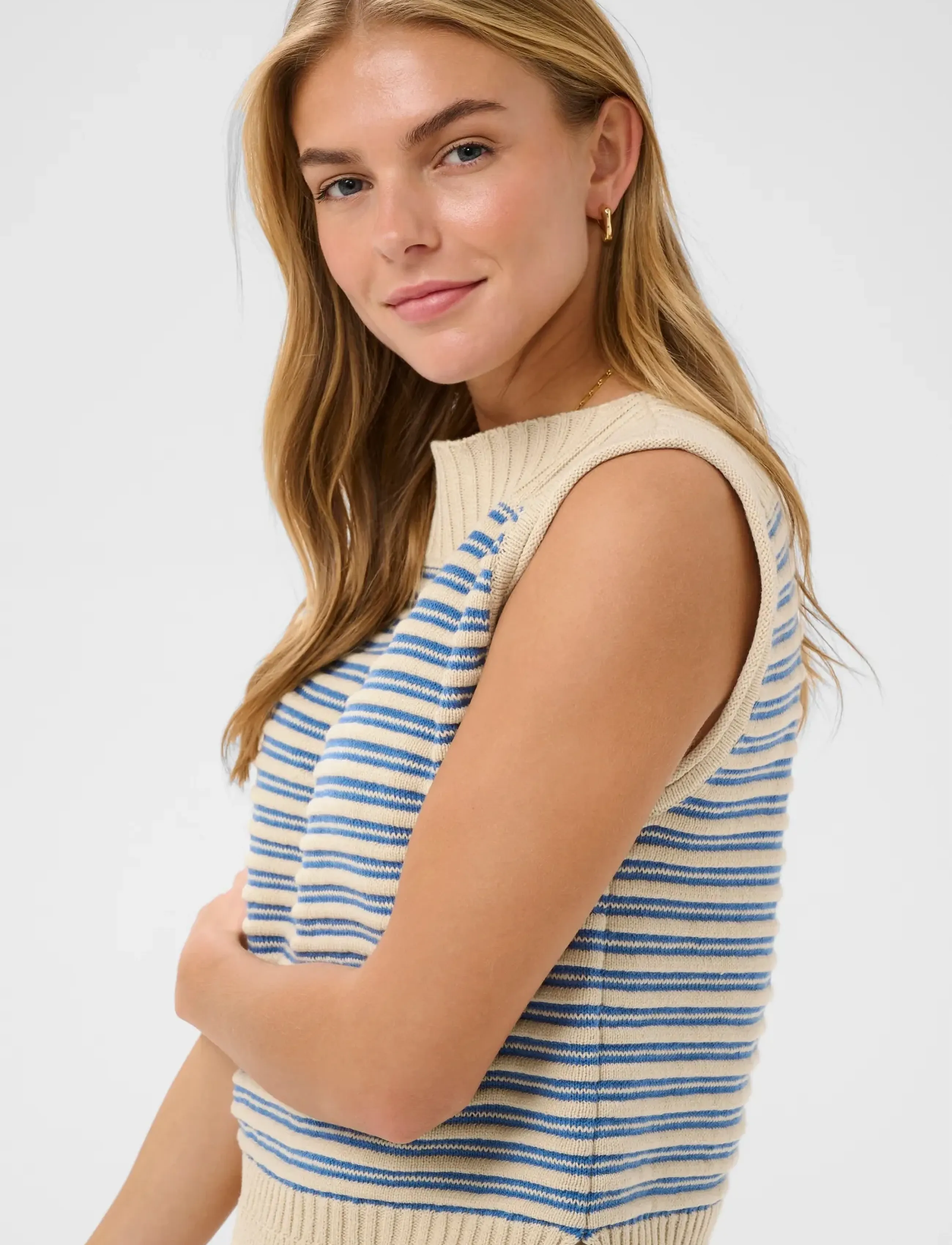 Saint Tropez - RileySZ Pullover - blouses sans manches - vallarta turtledove stripe - 5
