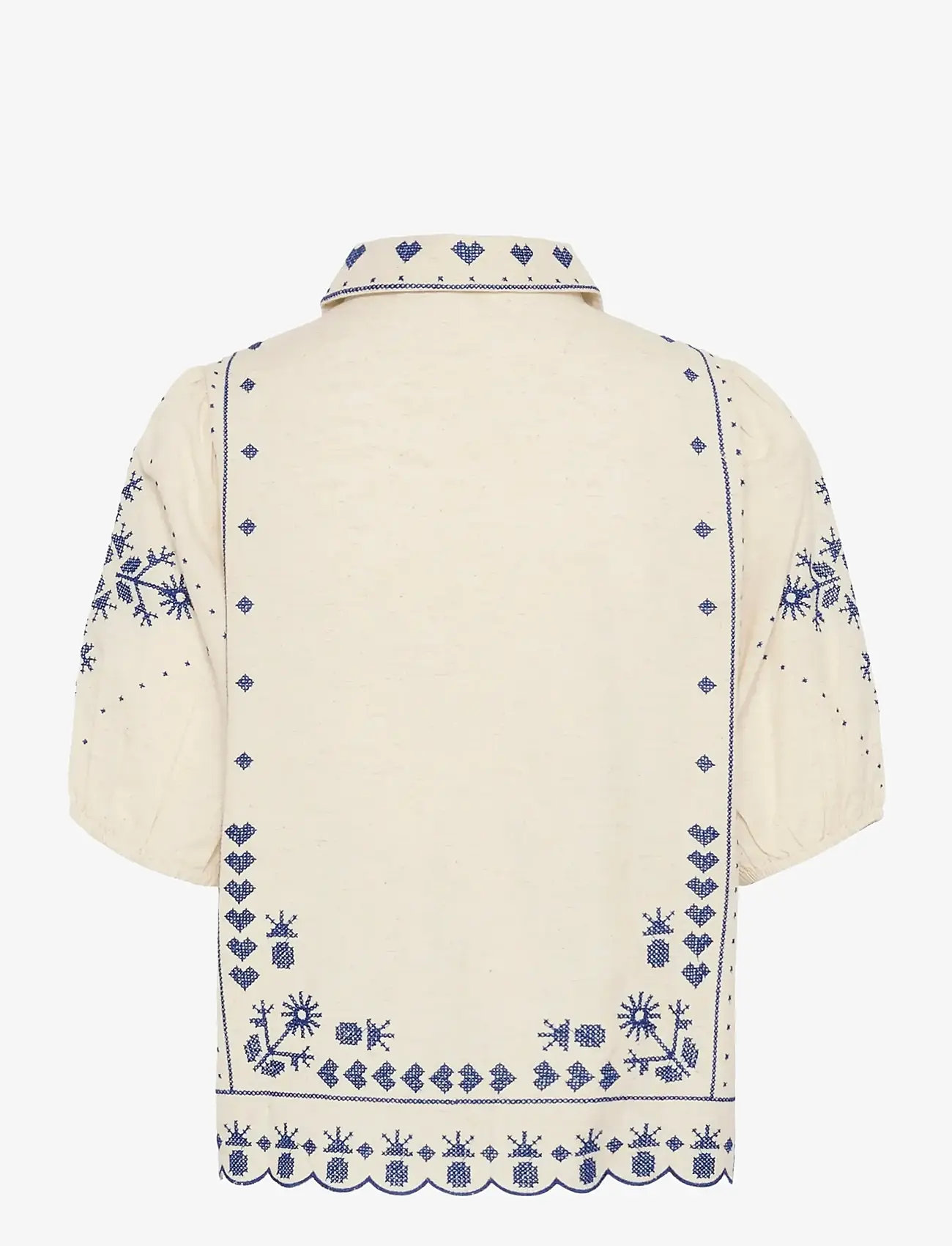 Saint Tropez - RomelleSZ Shirt - kortærmede skjorter - turtledove - 2
