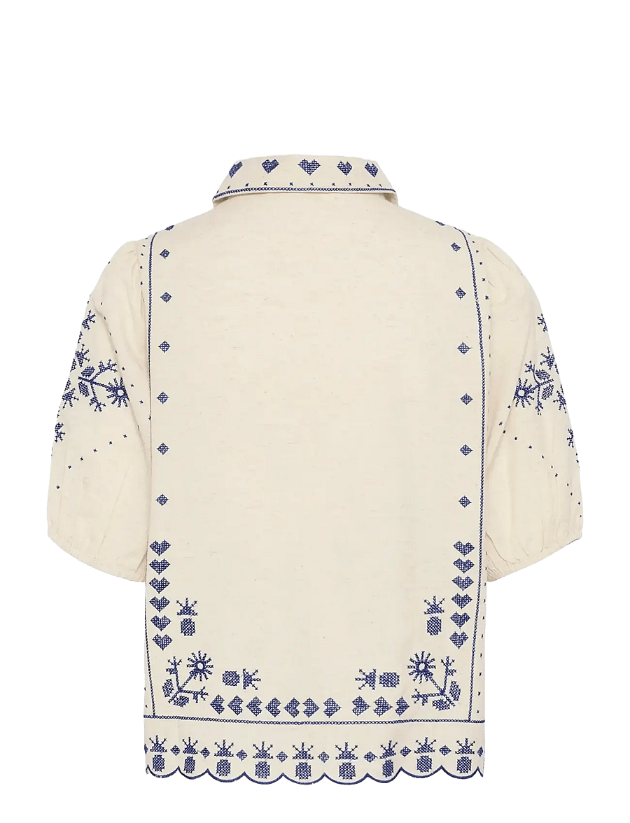 Saint Tropez - RomelleSZ Shirt - kurzärmlige hemden - turtledove - 2