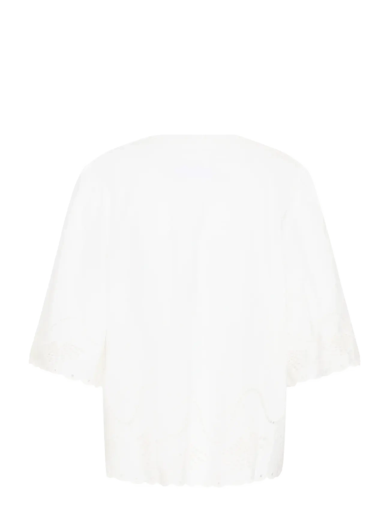 Saint Tropez - RivashellSZ Blouse - kortærmede bluser - bright white - 2