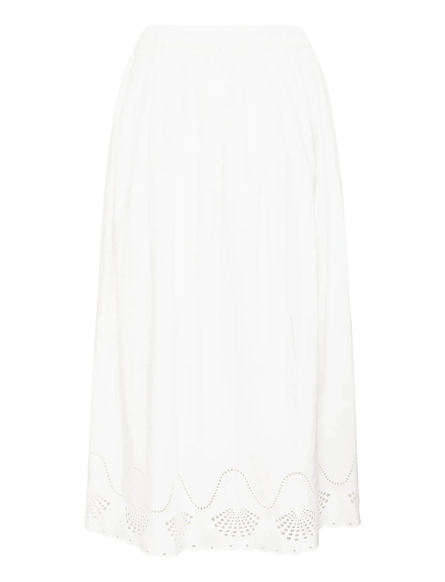 Saint Tropez - RivashellSZ Skirt - midiseelikud - bright white - 2