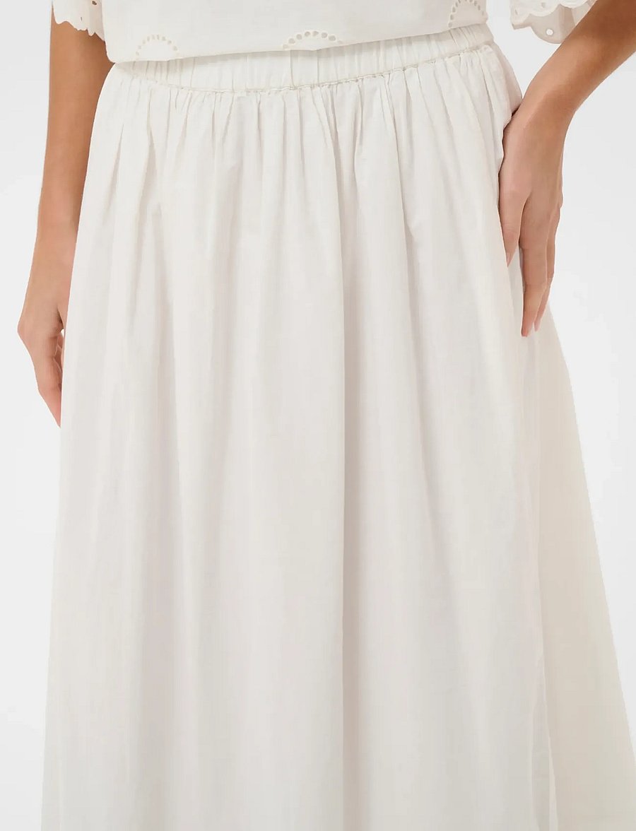 Saint Tropez - RivashellSZ Skirt - midiseelikud - bright white - 5