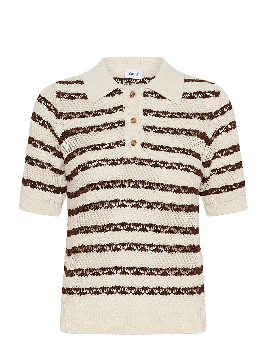 Saint Tropez - RosettaSZ Pullover - pikéer - fondue fudge - 1