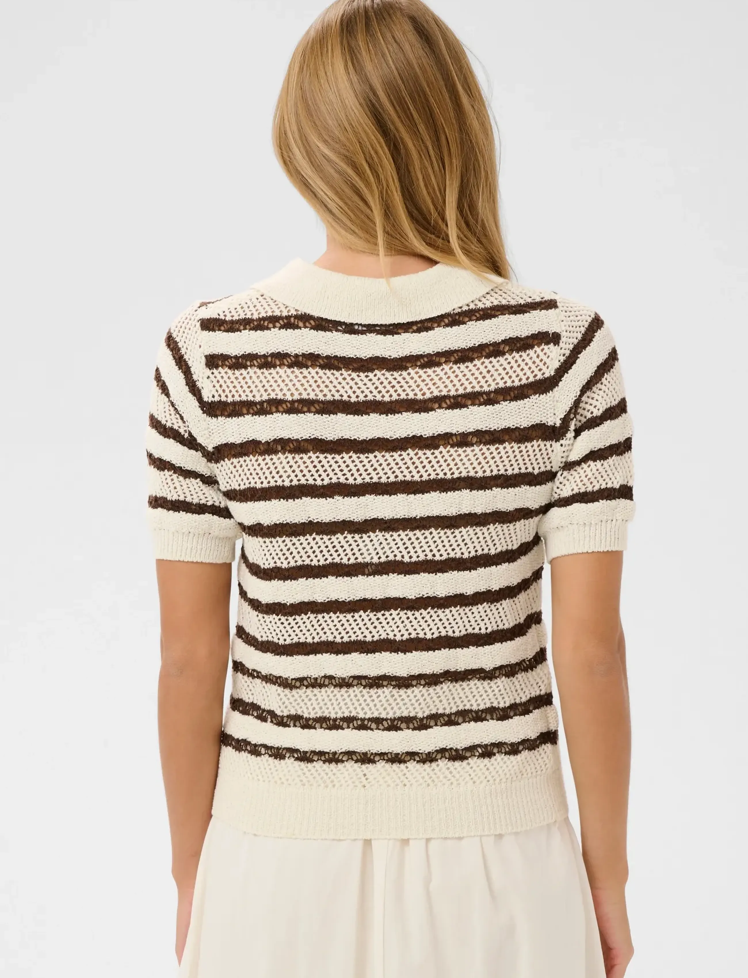 Saint Tropez - RosettaSZ Pullover - poloshirts - fondue fudge - 4