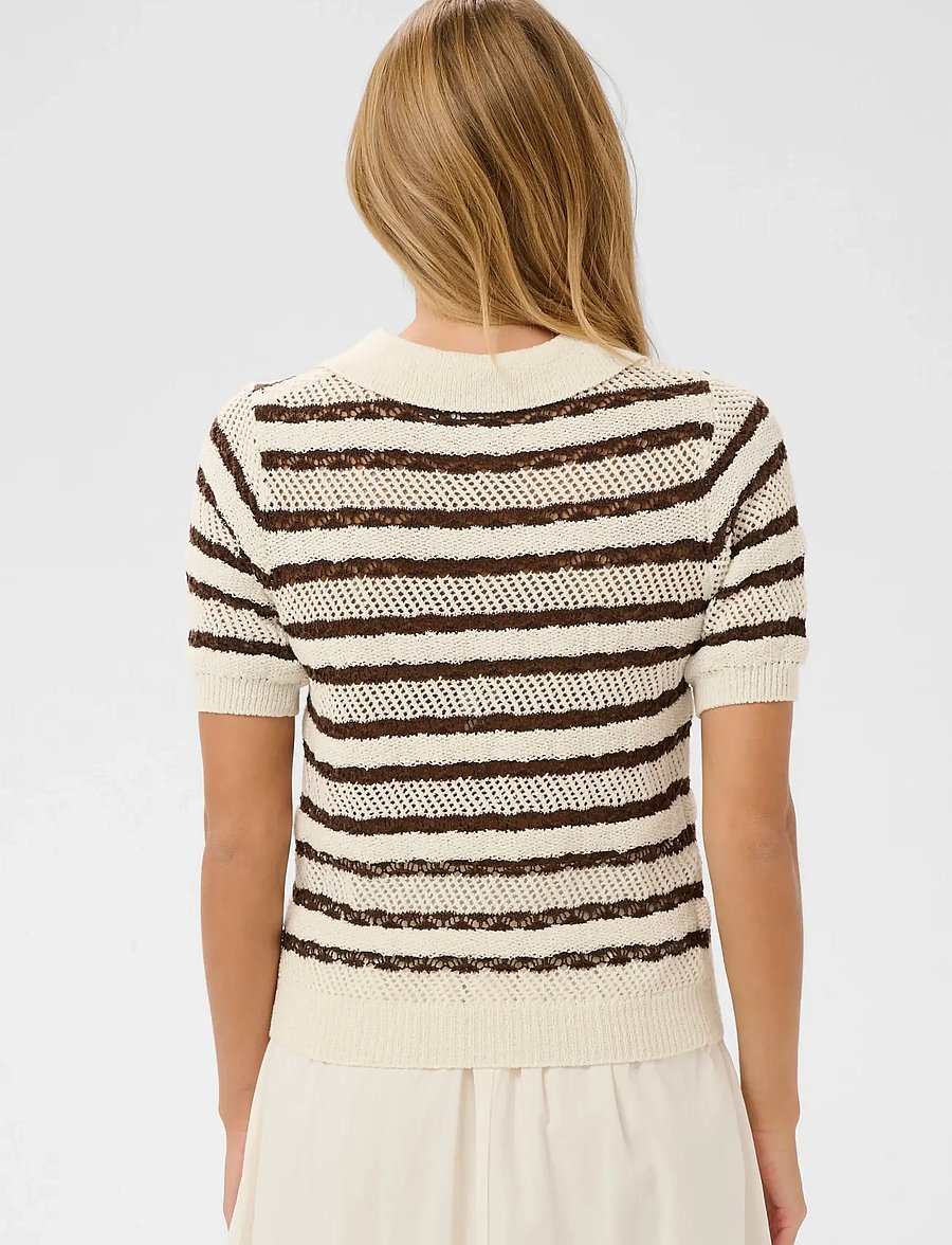 Saint Tropez - RosettaSZ Pullover - pikéer - fondue fudge - 4