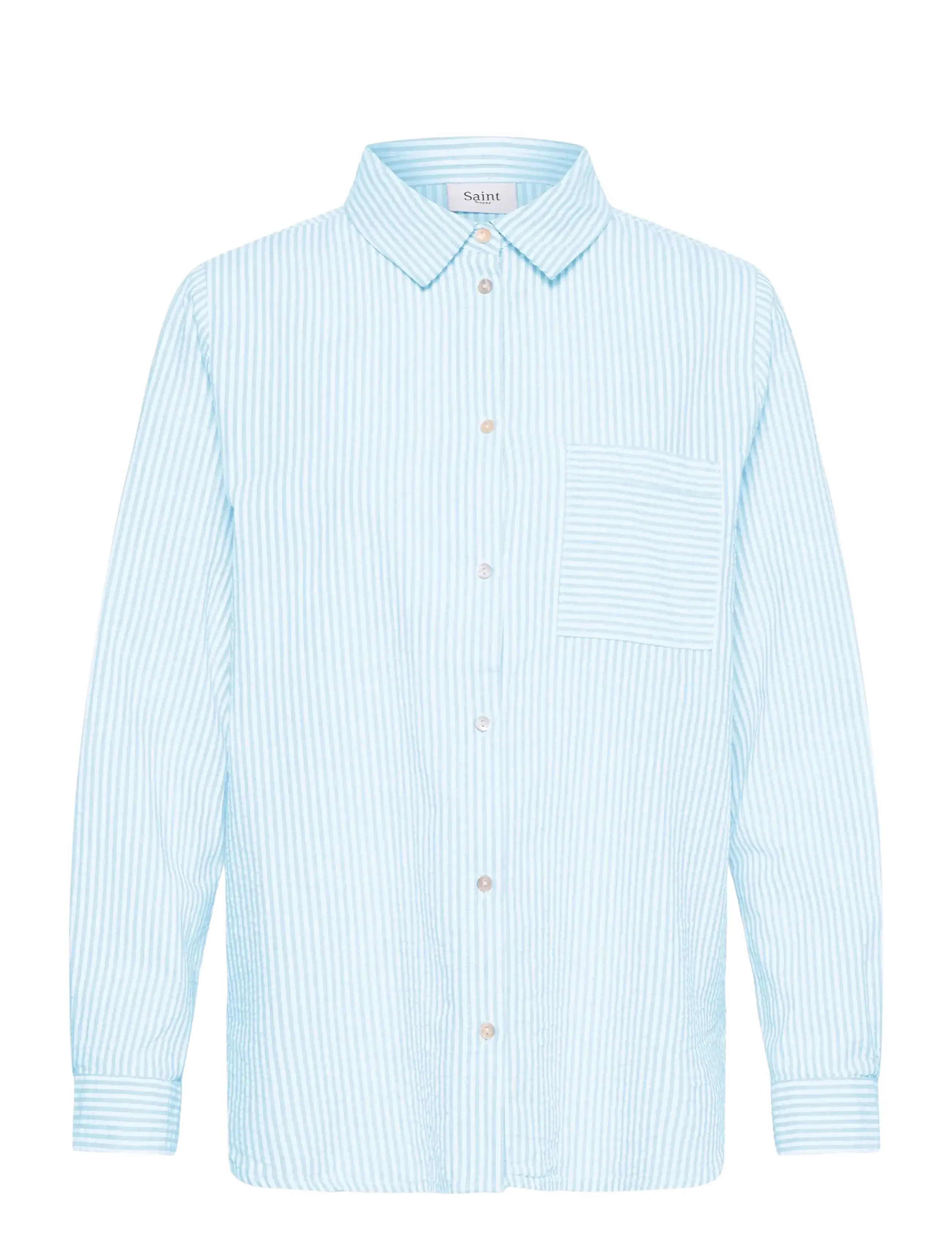 Saint Tropez ElmikoSZ N. Shirt - Saint Tropez - CERULEAN ICE STRIPE / blue