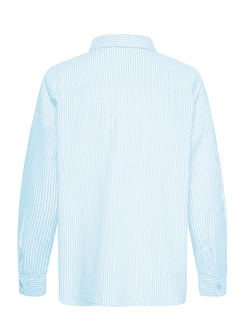 Saint Tropez - ElmikoSZ N. Shirt - langærmede skjorter - cerulean ice stripe - 2