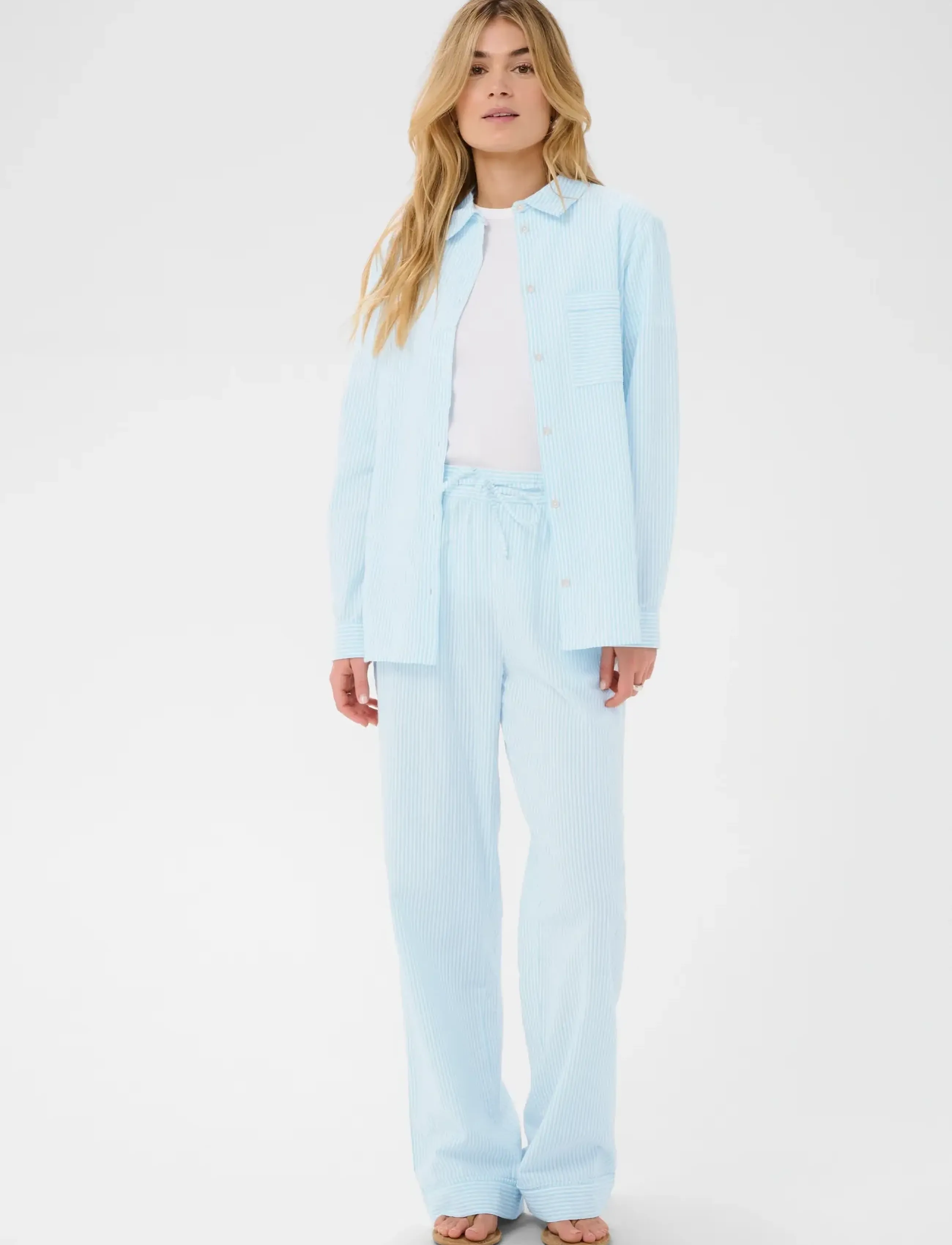 Saint Tropez ElmikoSZ N. Shirt - Saint Tropez - CERULEAN ICE STRIPE / blue