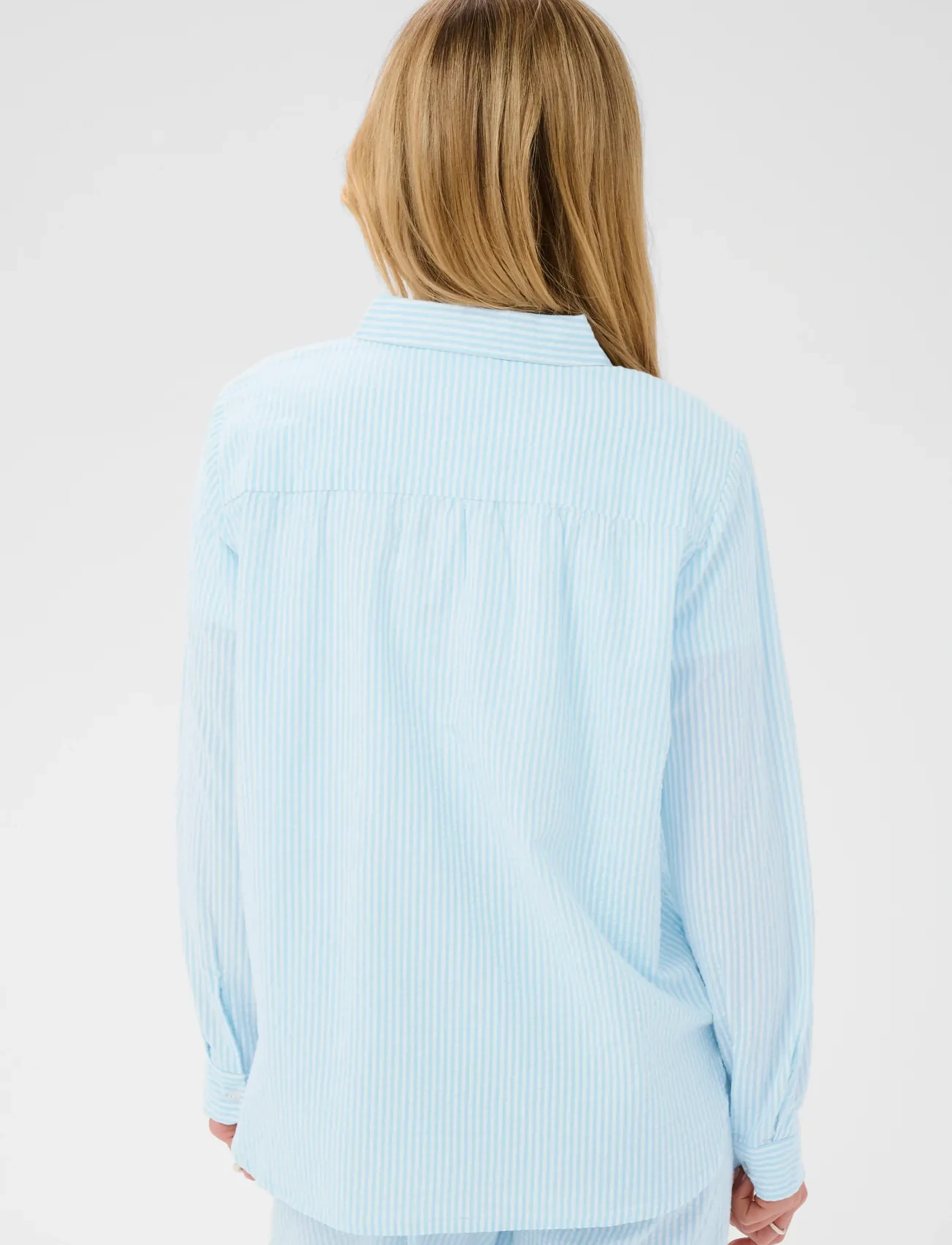 Saint Tropez - ElmikoSZ N. Shirt - langärmlige hemden - cerulean ice stripe - 4