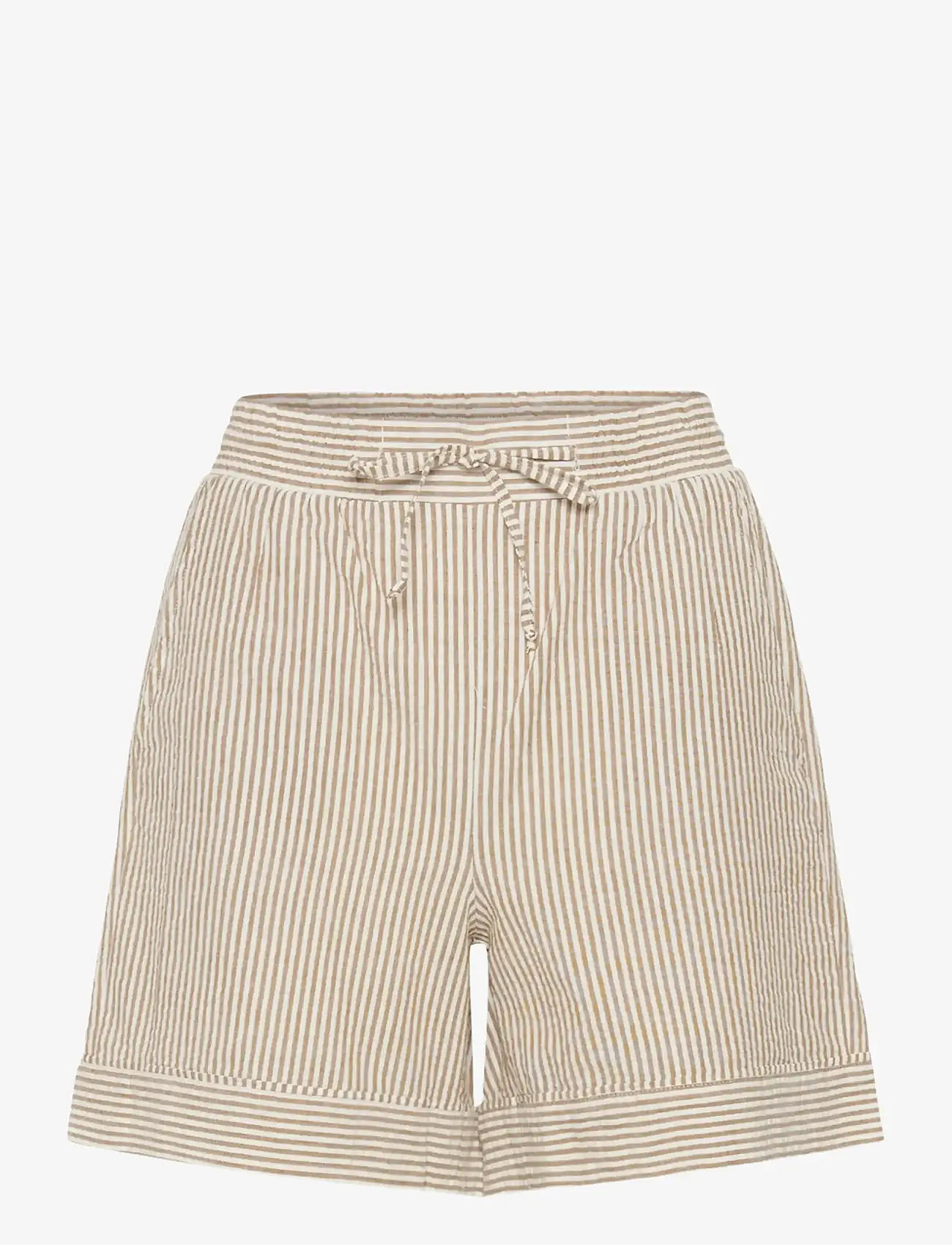 Saint Tropez - ElmikoSZ N. Shorts - casual shorts - toasted coconut ice stripe - 1