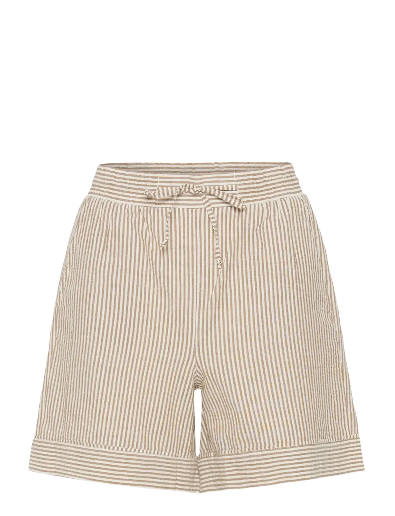 Saint Tropez ElmikoSZ N. Shorts - Tøj - TOASTED COCONUT ICE STRIPE / cream