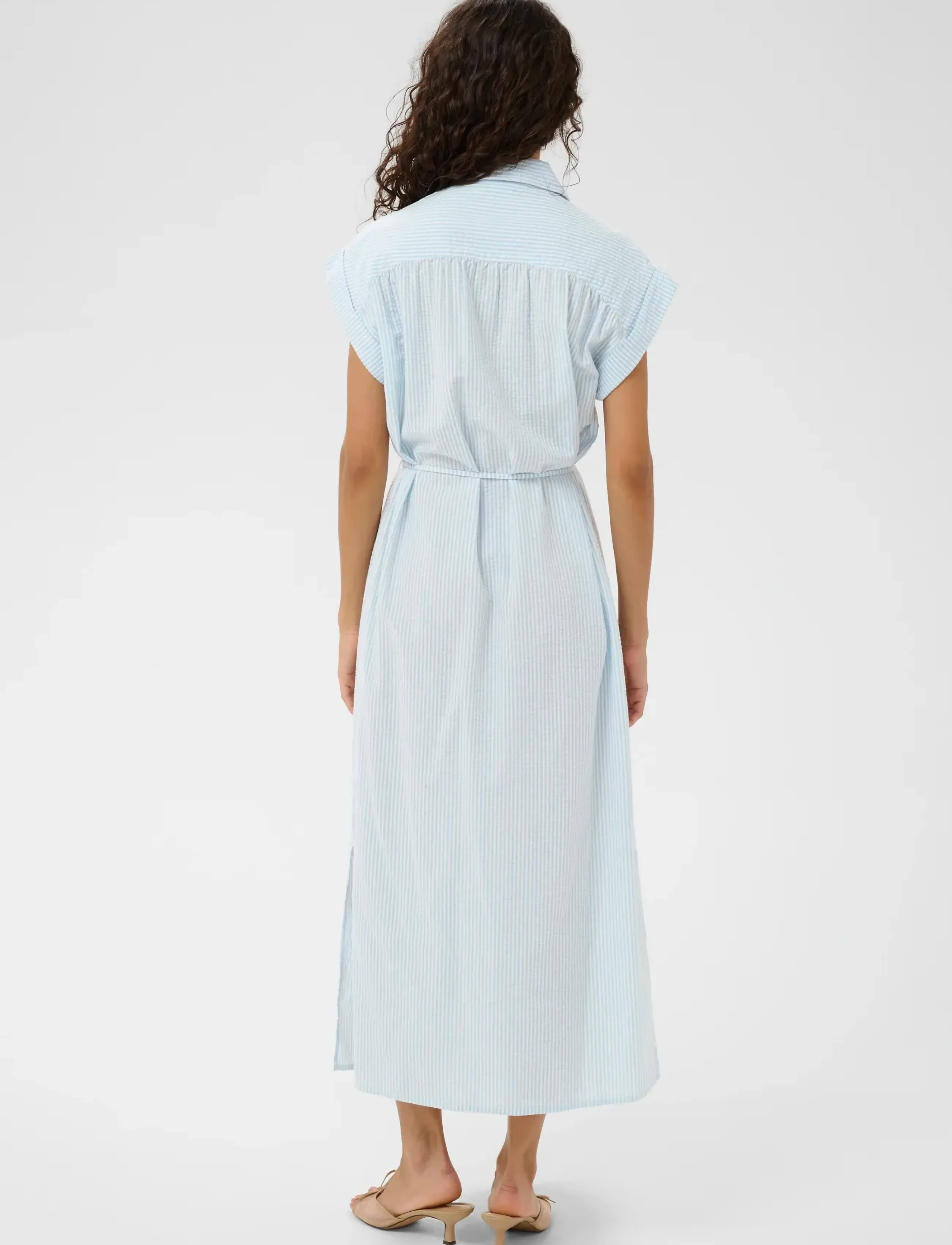 Saint Tropez - ElmikoSZ N. Maxi Dress - sommerkjoler - cerulean ice stripe - 3