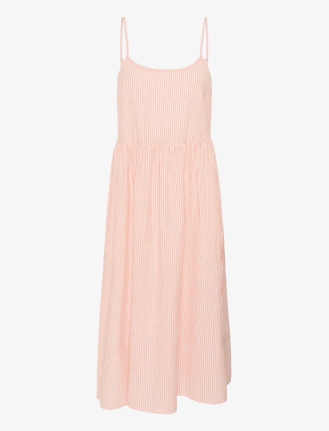 Saint Tropez ElmikoSZ N. Strap Dress - Klänningar - BLOOMING DAHLIA ICE STRIPE / pink/rose