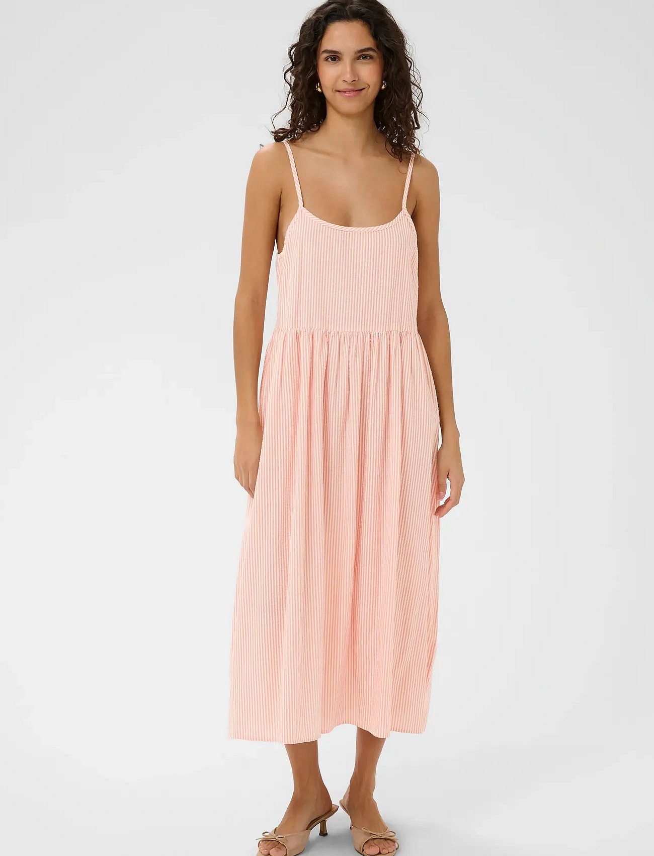 ElmikoSZ N. Strap Dress - BLOOMING DAHLIA ICE STRIPE