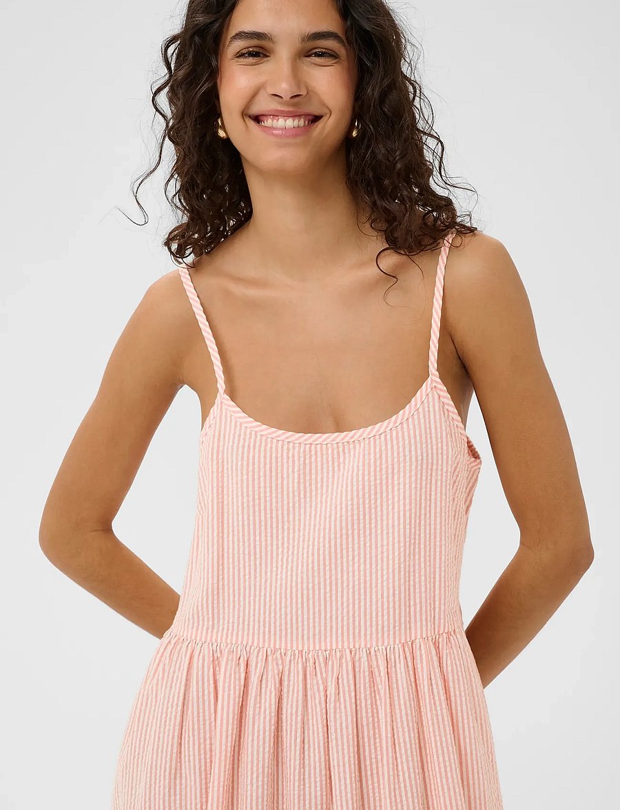 Saint Tropez - ElmikoSZ N. Strap Dress - slip dresses - blooming dahlia ice stripe - 4
