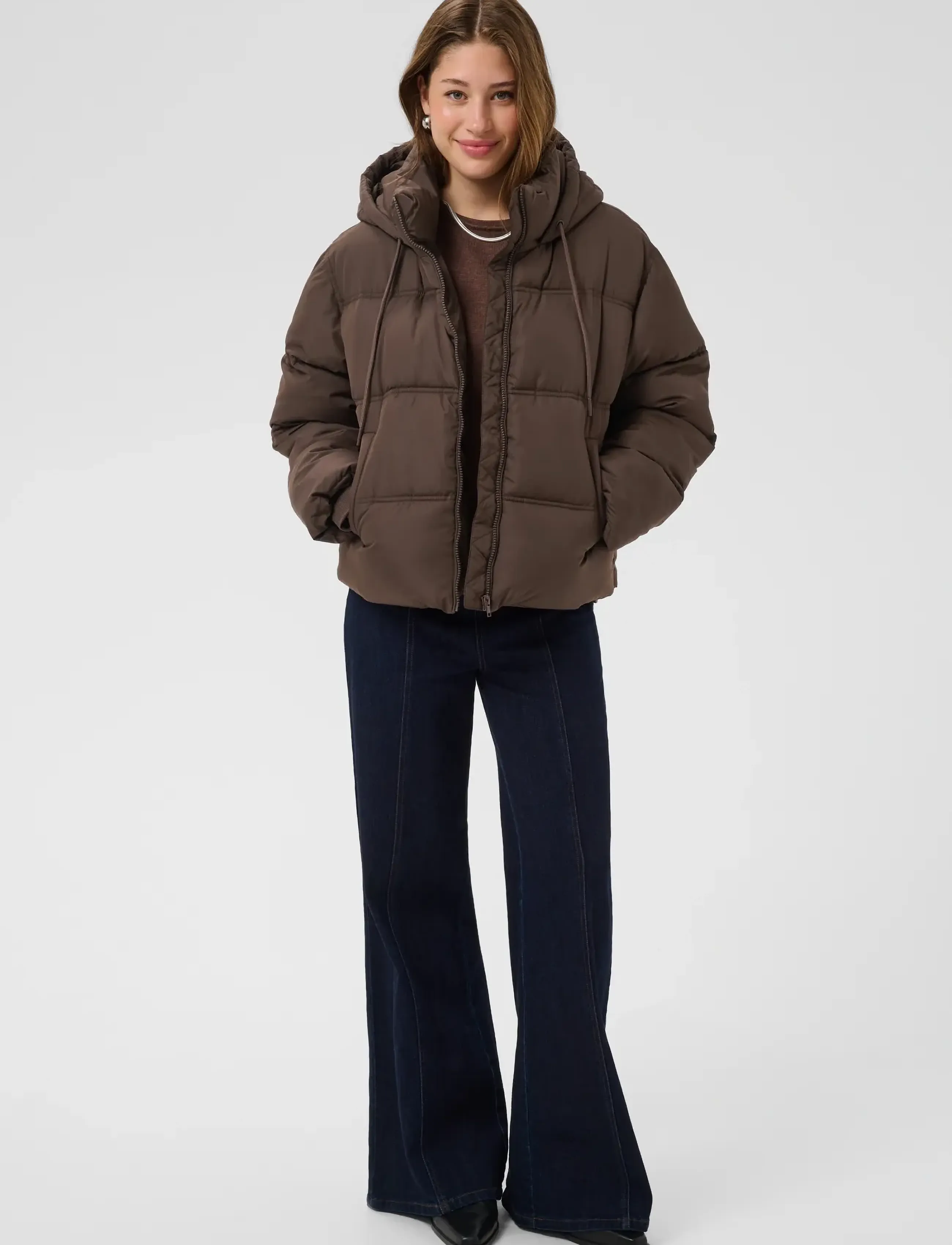 Saint Tropez - SammiSZ Jacket - talvejoped - chocolate brown - 3
