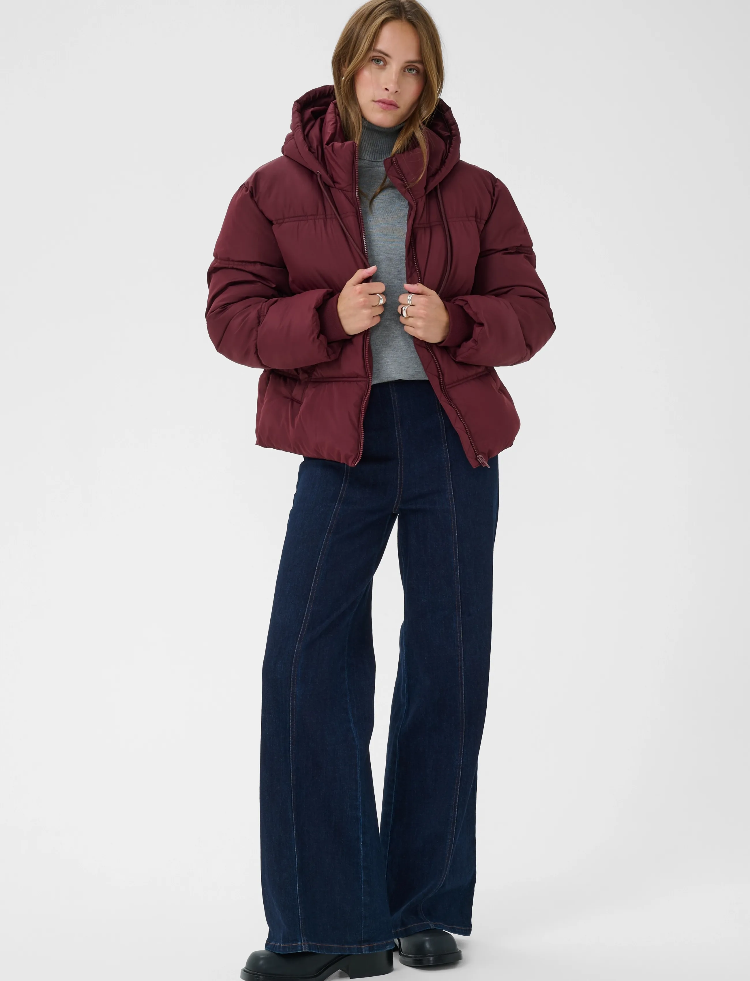 Saint Tropez SammiSZ Jacket - Jacken & Mäntel - PORT ROYALE / burgundy