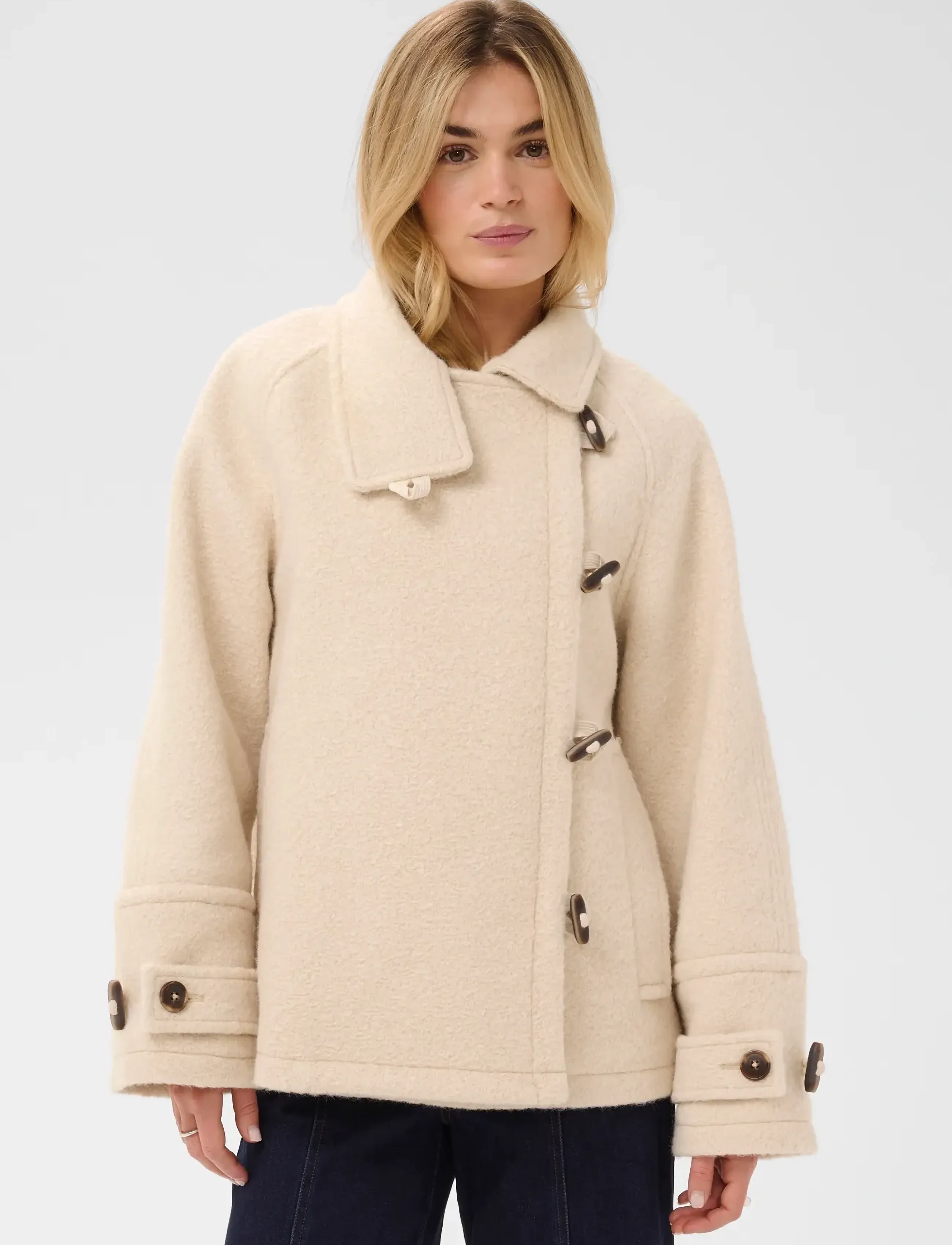 SAINT TROPEZ Sophiesz Short Coat kappor & rockar dam – bild 5