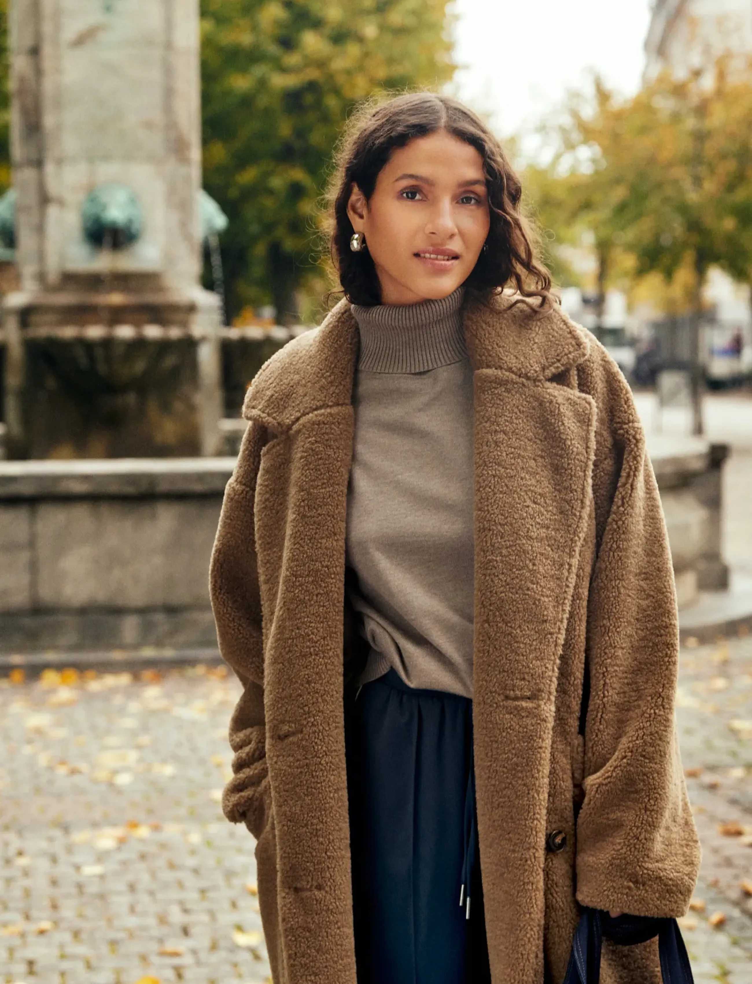 Saint Tropez SandieSZ Coat - Joped ja mantlid - TOASTED COCONUT / brown
