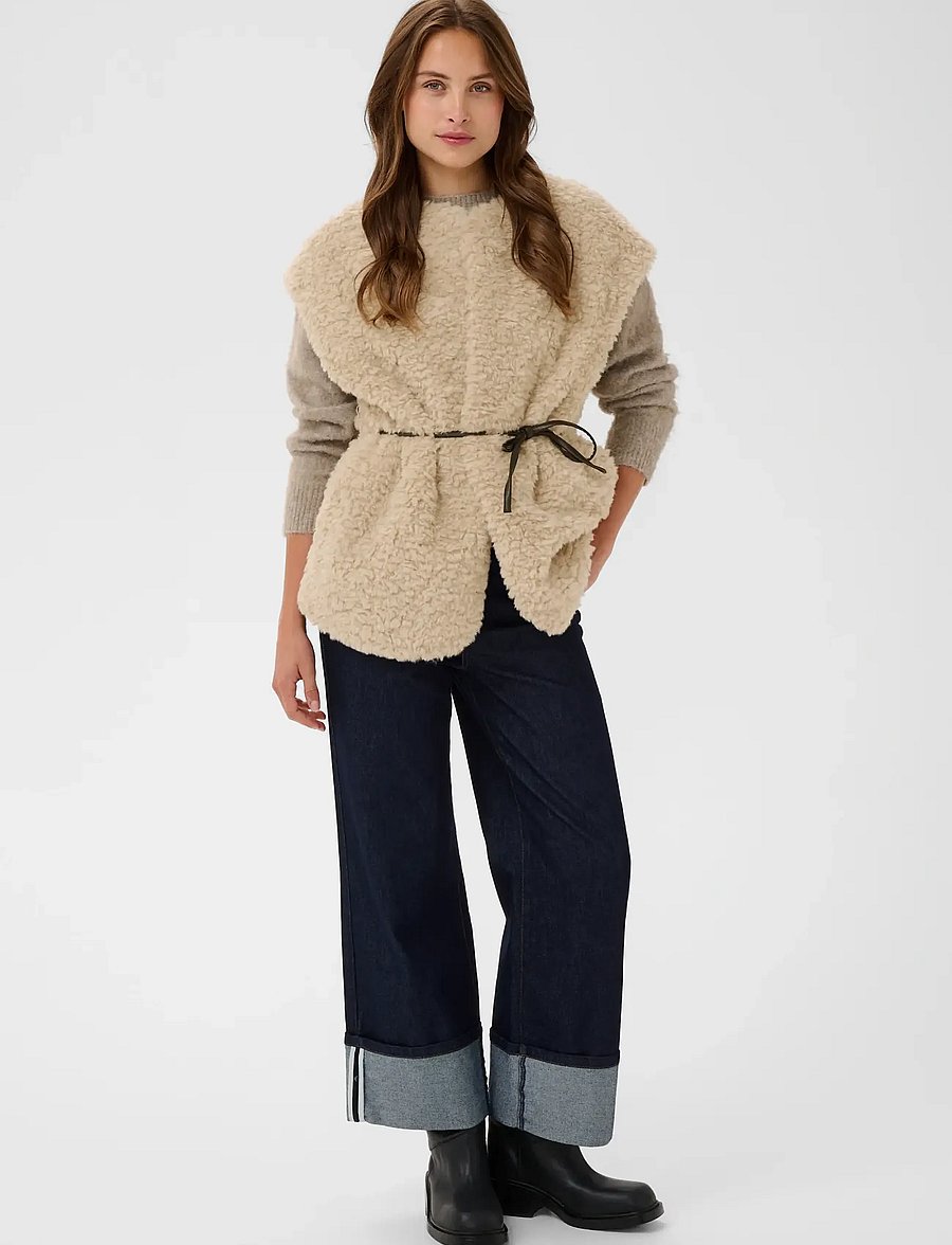 Saint Tropez - SylvanaSZ Vest - fleece- und teddy-westen - ice - 3