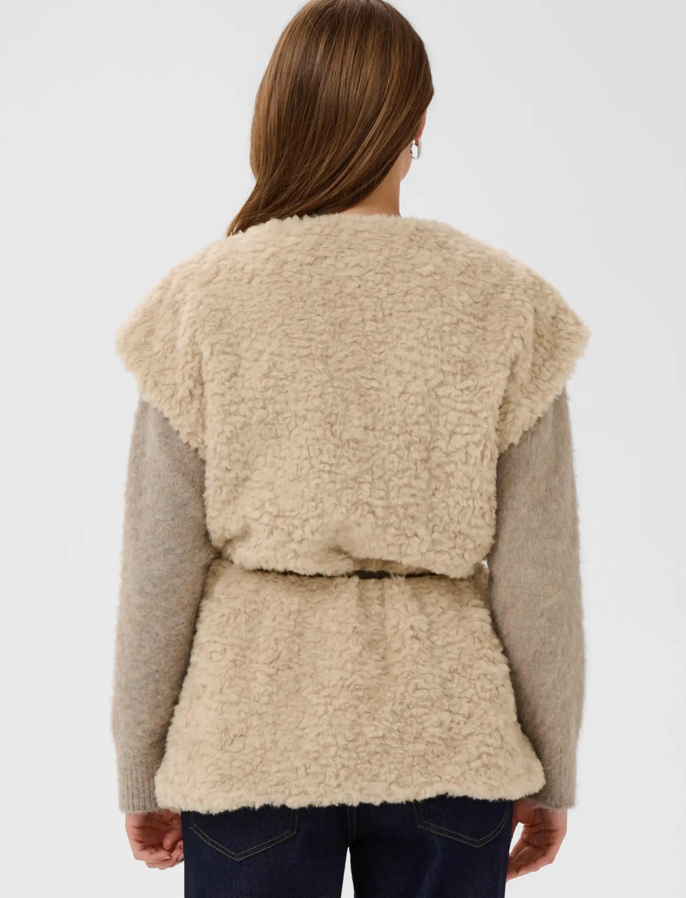 Saint Tropez - SylvanaSZ Vest - fleece- und teddy-westen - ice - 4