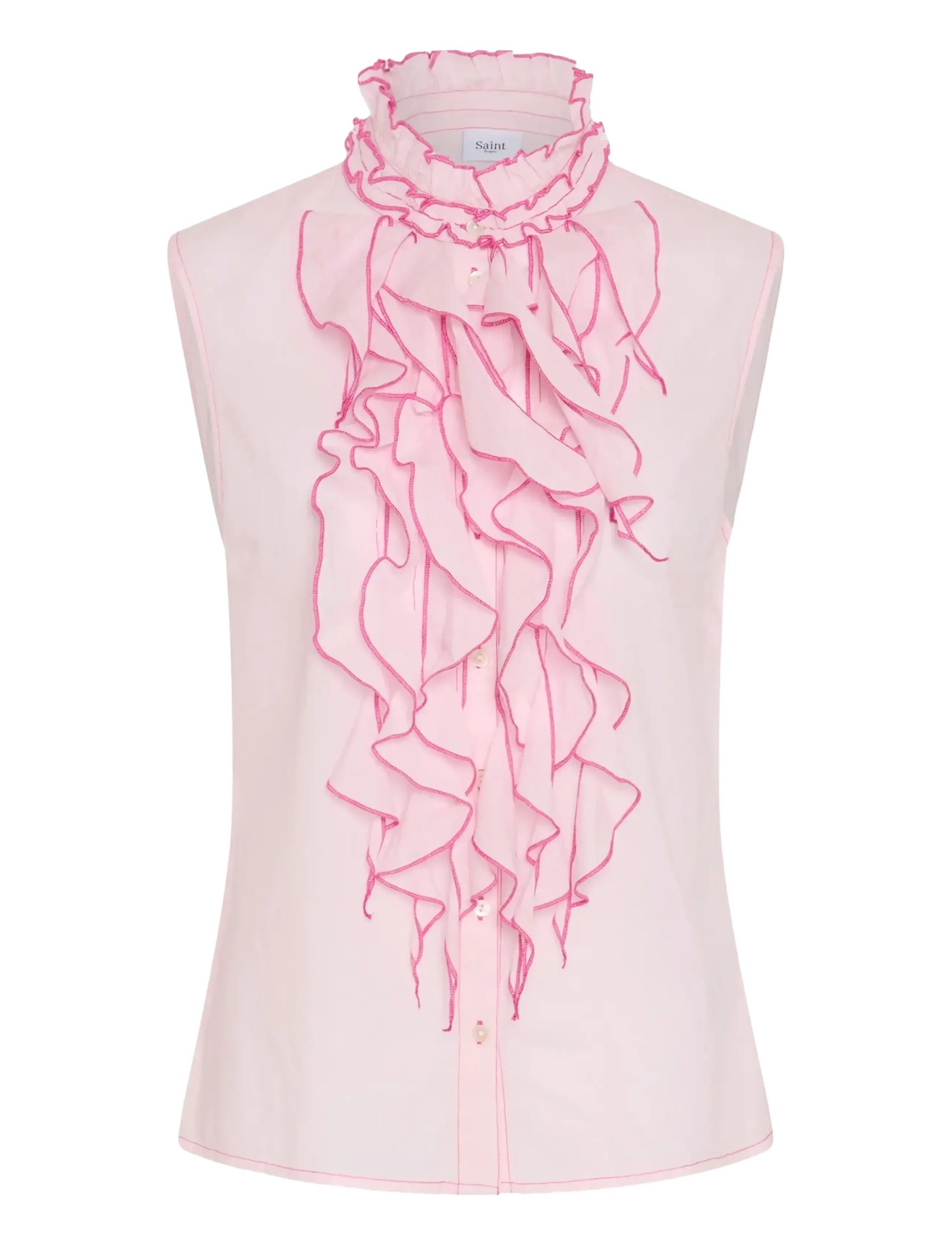 Saint Tropez TilliSZ SL Shirt - Blouses & Overhemden - BALLERINA / pink/rose