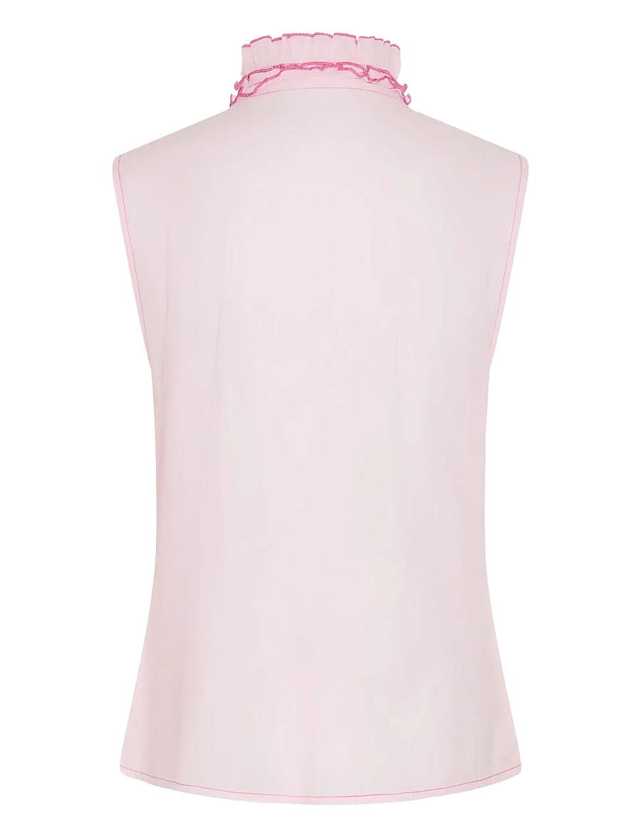 Saint Tropez - TilliSZ SL Shirt - Ärmlösa blusar - ballerina - 2