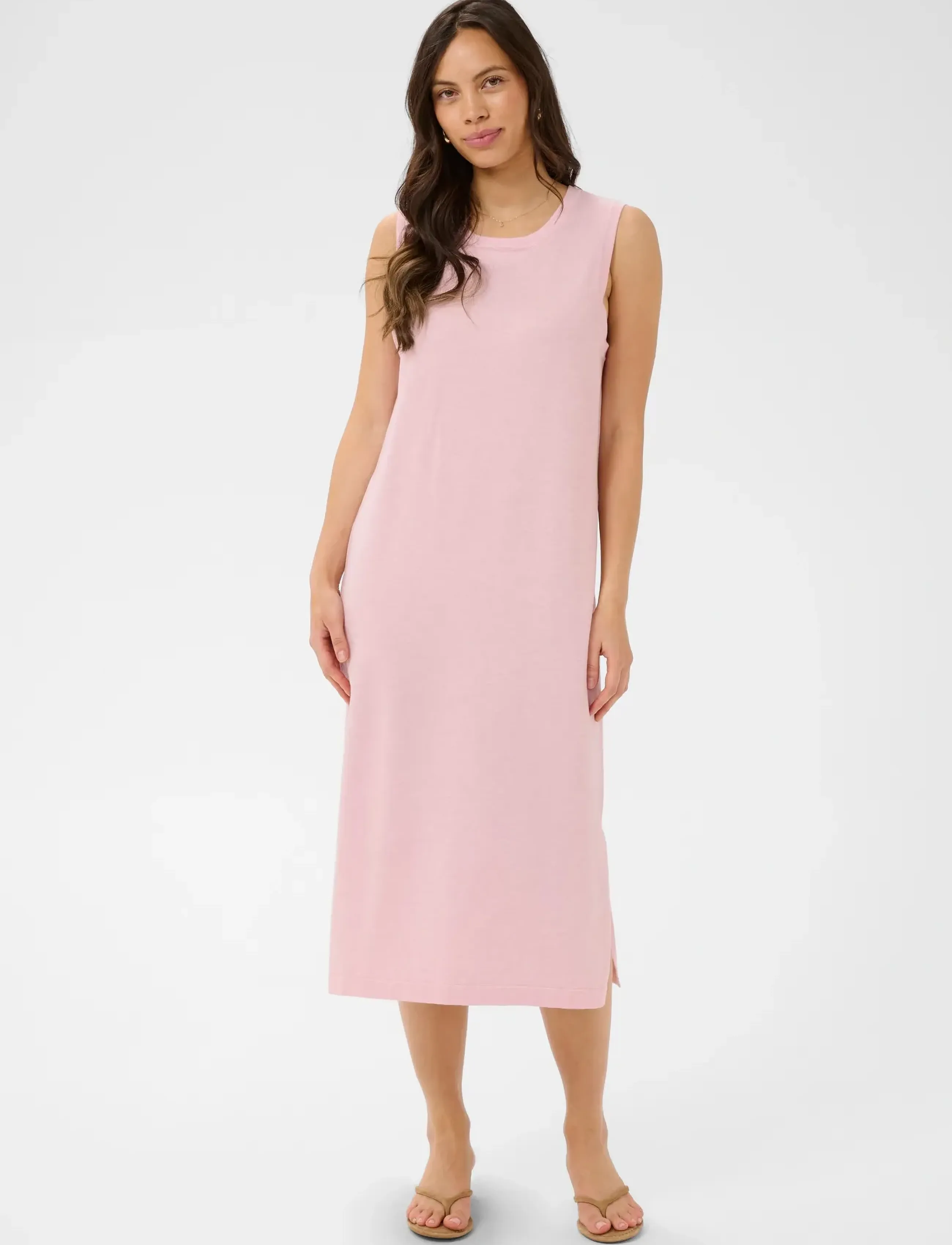 Saint Tropez MilaSZ SL Dress - Robes - BALLERINA MELANGE / pink/rose