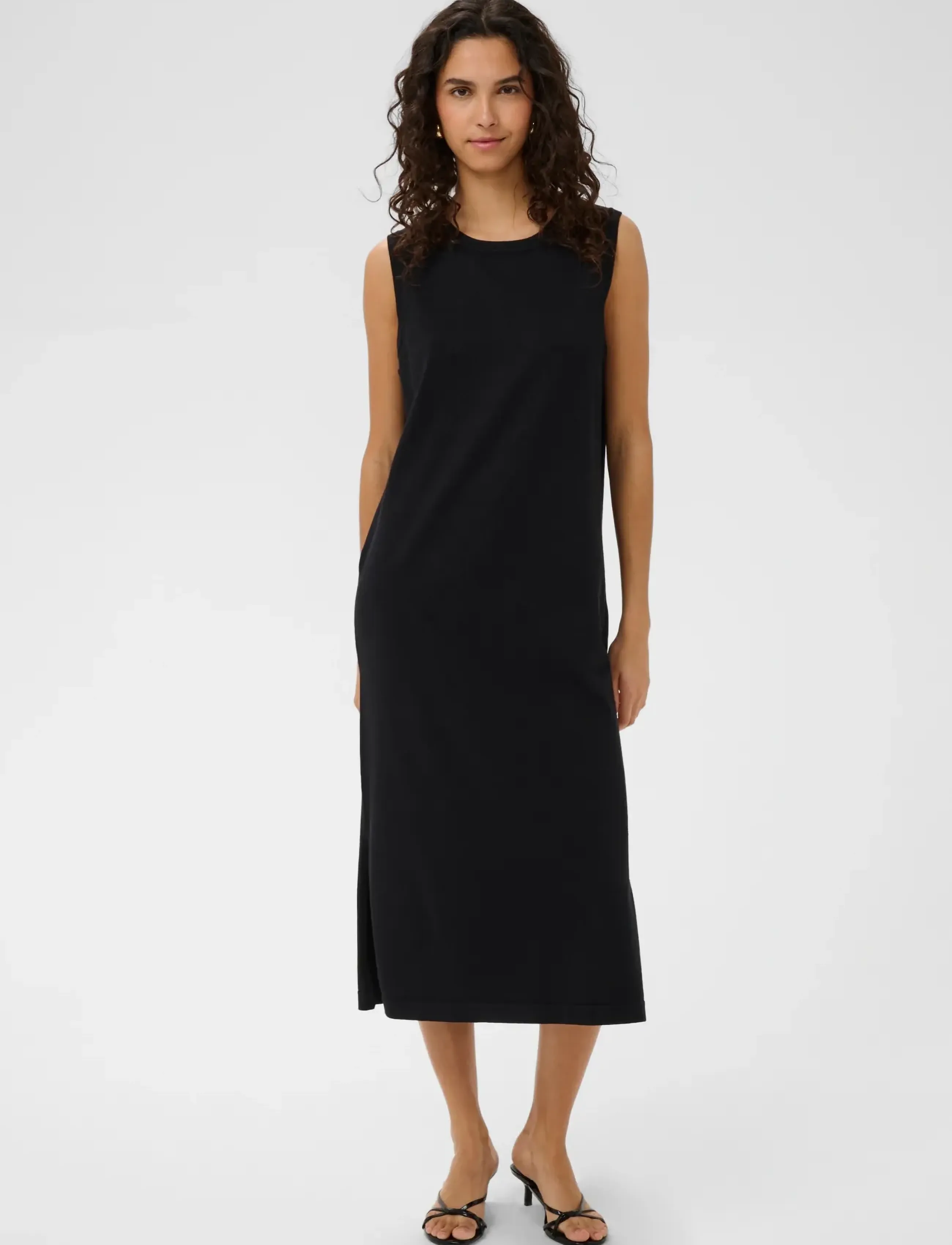 Saint Tropez MilaSZ SL Dress - Kleider - BLACK / black